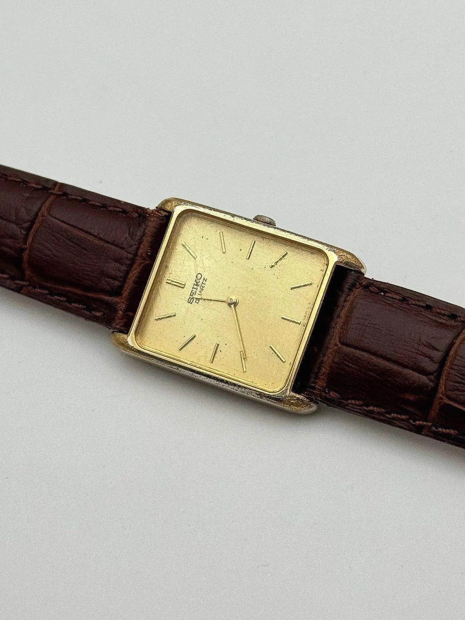 Seiko - Tank Gold - 1983 - Atelier Victor Paris - Vintage Watch Shop Dubai