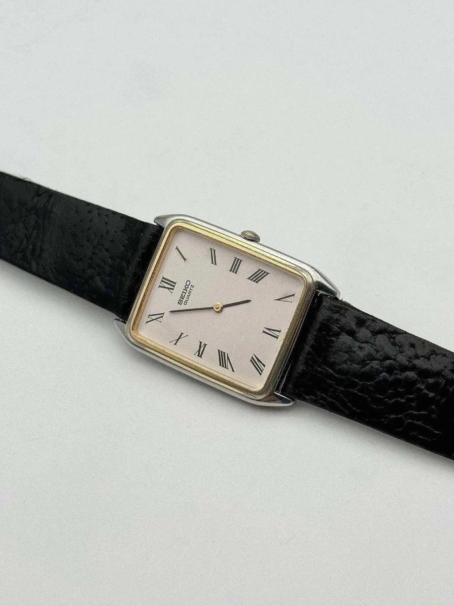 Seiko - Tank Gold Bezel - 1990 - Atelier Victor - Vintage  Shop