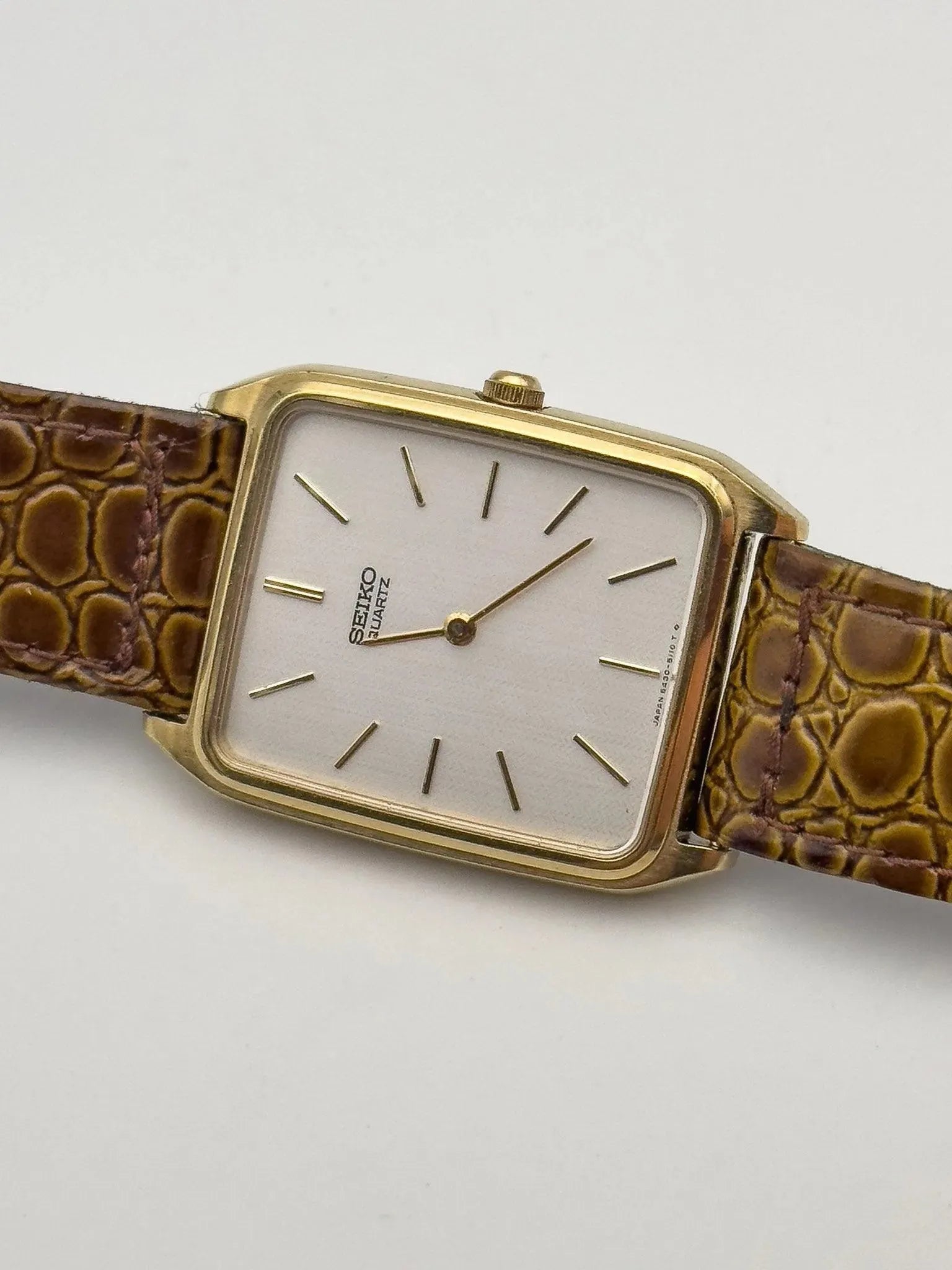 Seiko - Tank Large Gold - 1981 - Atelier Victor Paris - Vintage Watch Shop Dubai