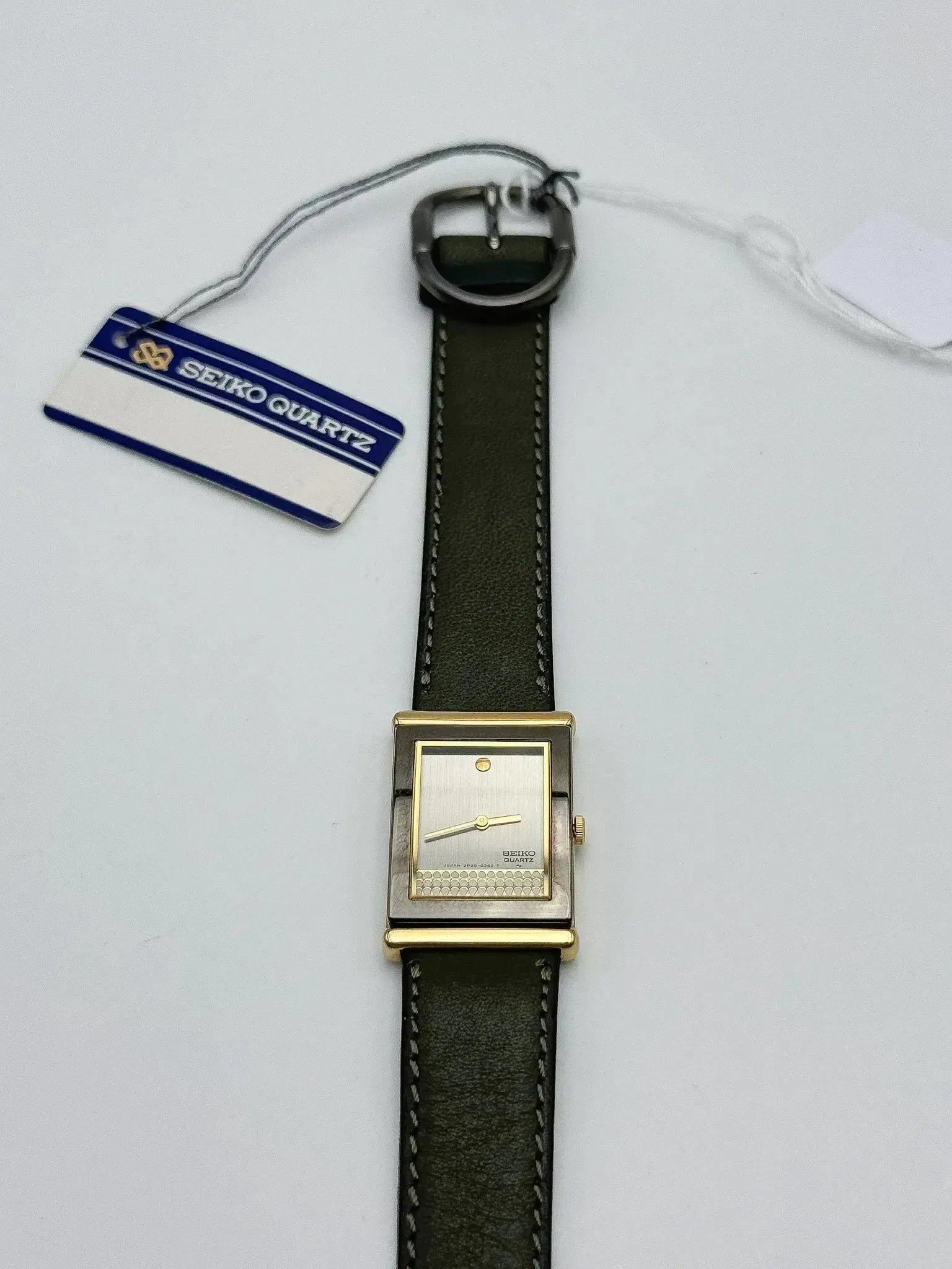 Seiko - Tank Noir Doré Dots - NOS - 1995 - Atelier Victor