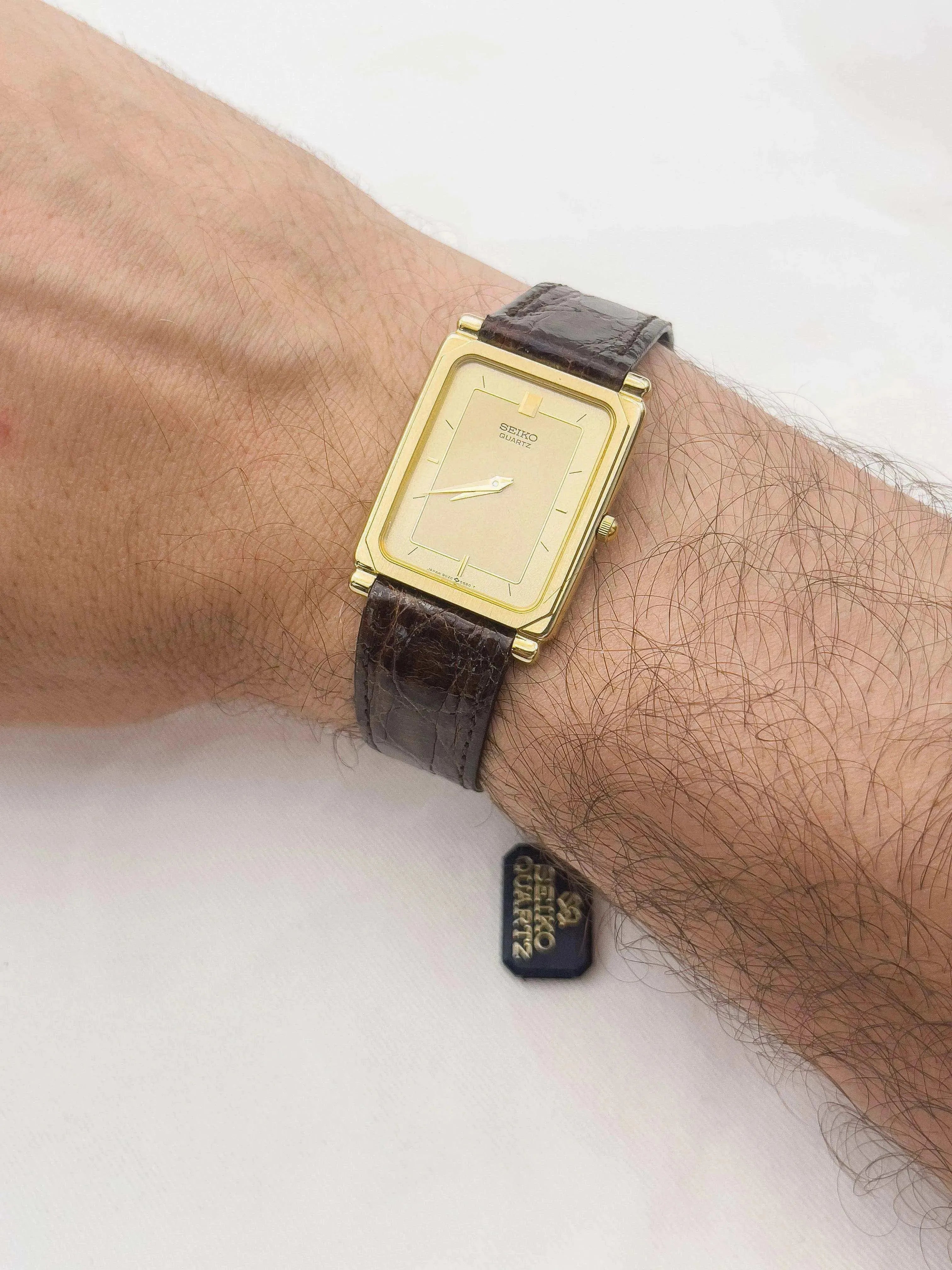 Seiko - Tank NOS - 1985 - Atelier Victor Paris - Vintage Watch Shop Dubai