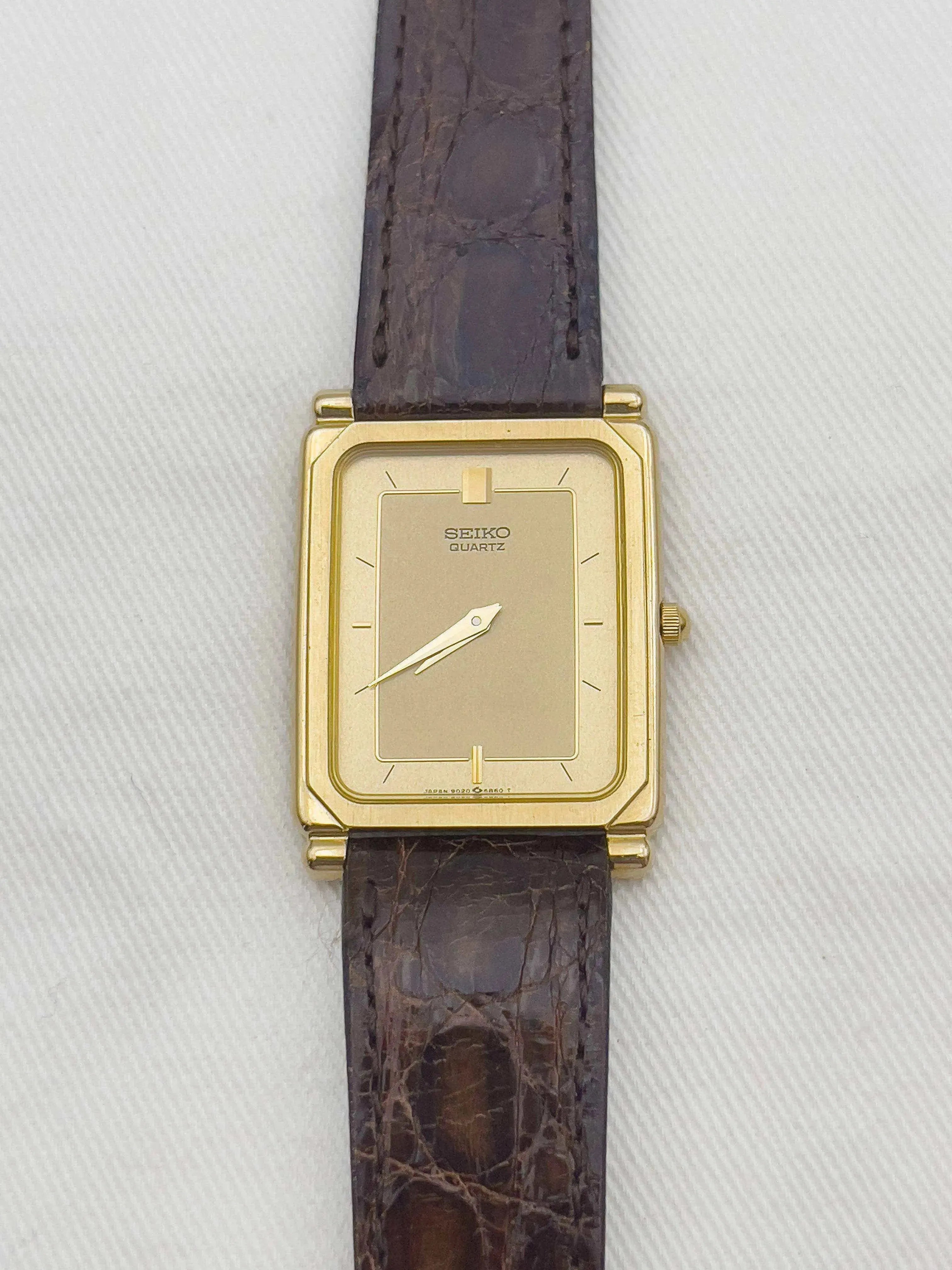 Seiko - Tank NOS - 1985 - Atelier Victor Paris - Vintage Watch Shop Dubai