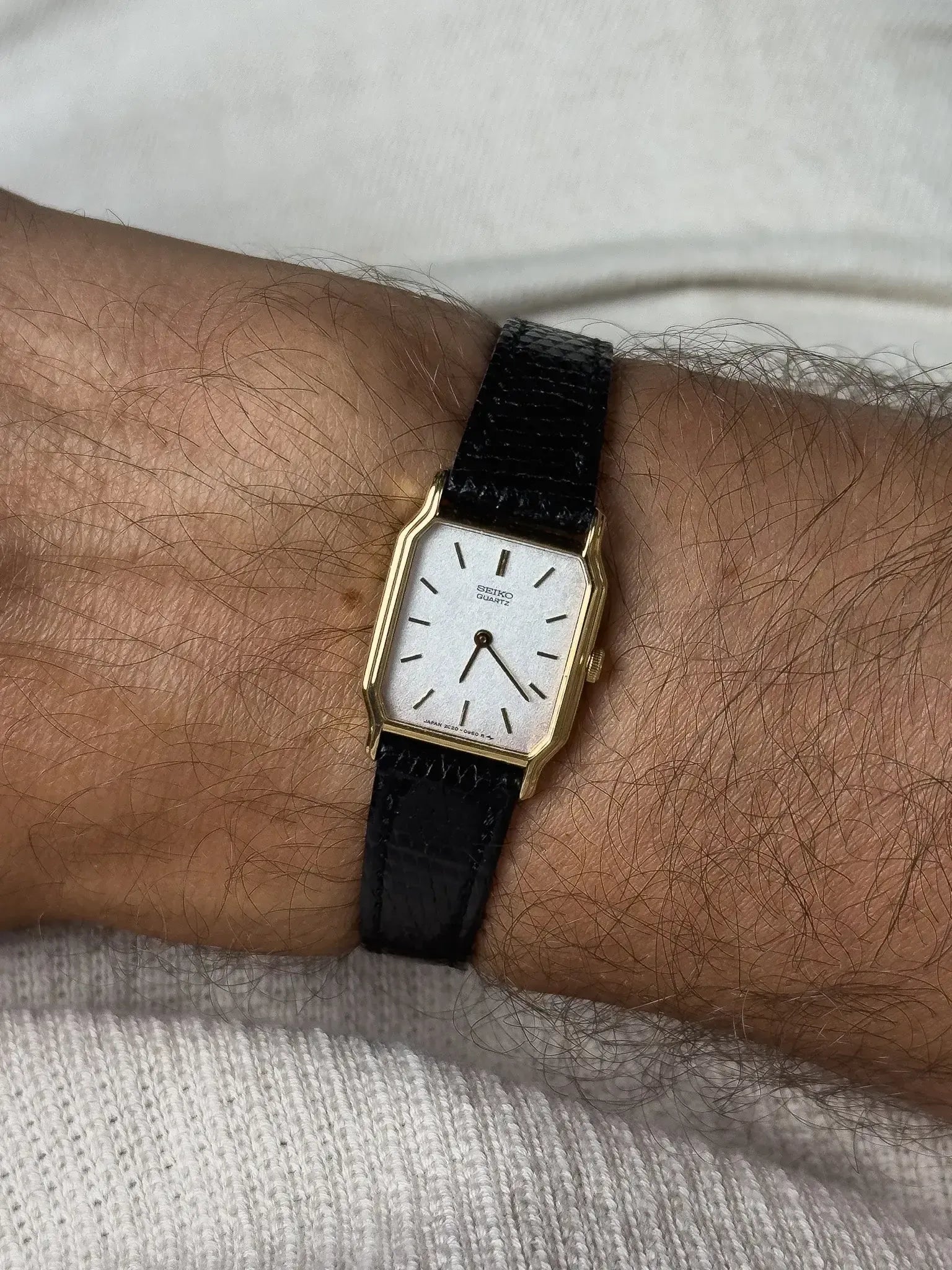 Seiko - Tank Gold Golden Dial - NOS - 1994