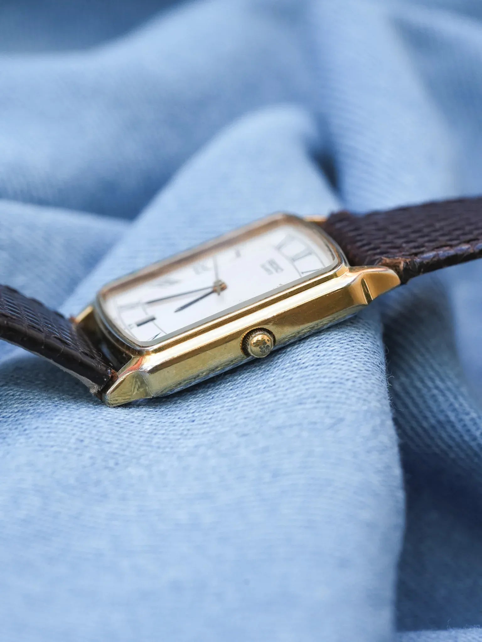 Seiko - Tank Romain Plaqué or Date 6H - 1989 - Atelier Victor