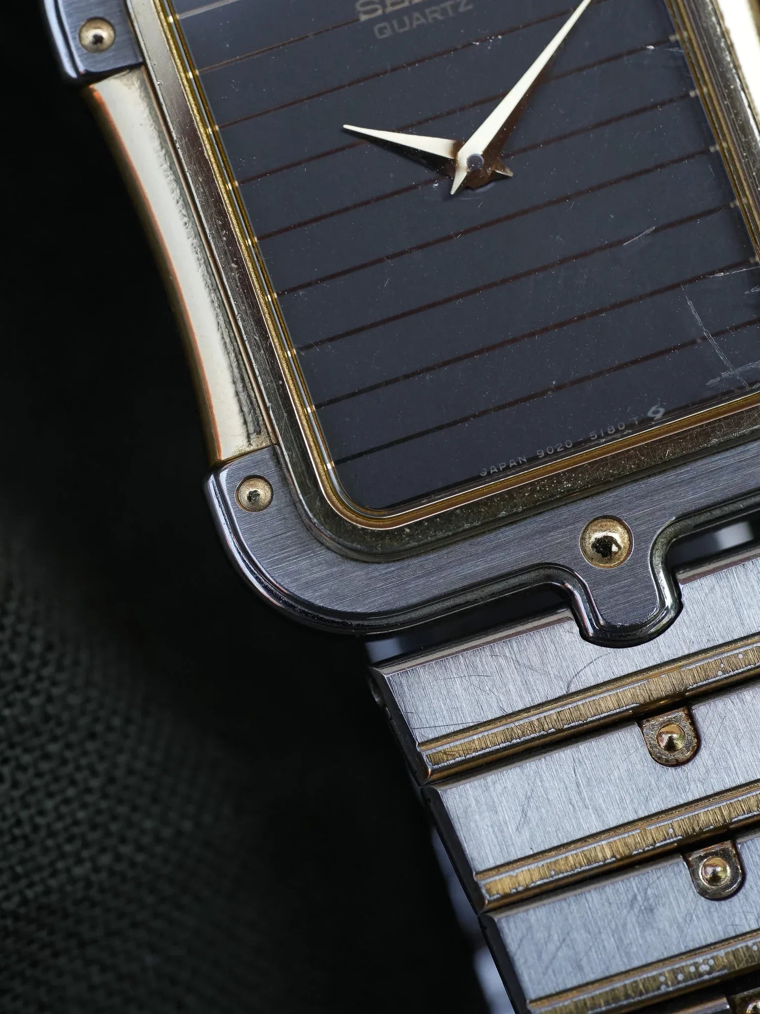 Seiko - Tank Special Acier Or Bracelet acier - Boite - 1983 - Atelier Victor