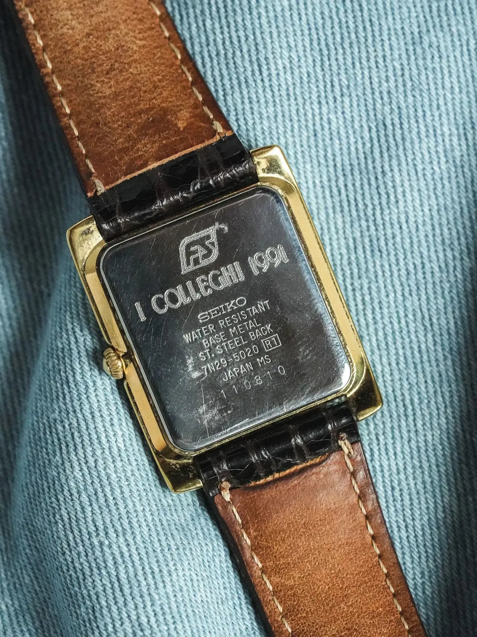 Seiko - Tank Stepcase OR date 6h - 2001