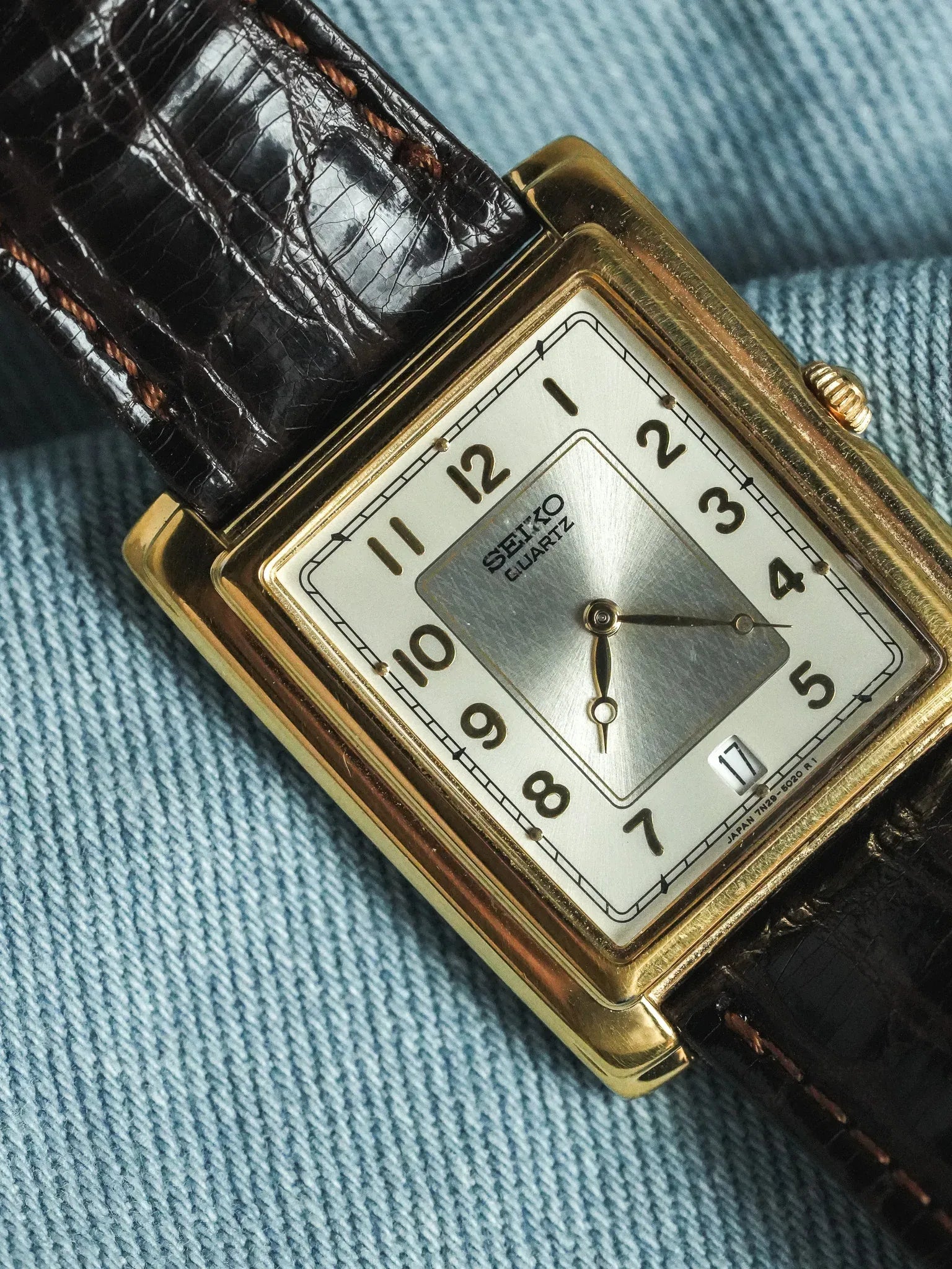 Seiko - Tank Stepcase OR date 6h - 2001 - Atelier Victor