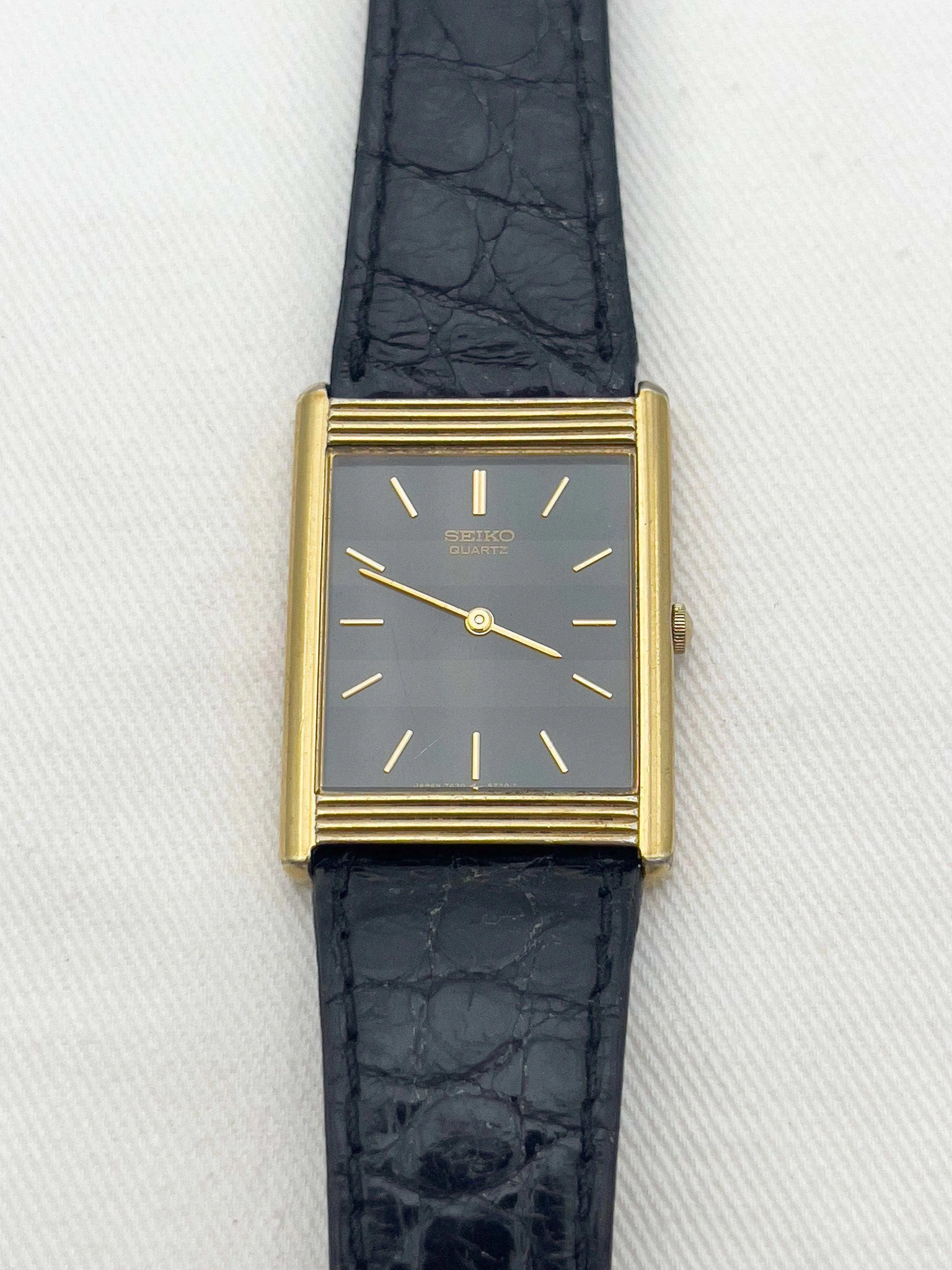 Seiko - Tank Striée - 1984 - Atelier Victor Paris - Vintage Watch Shop Dubai