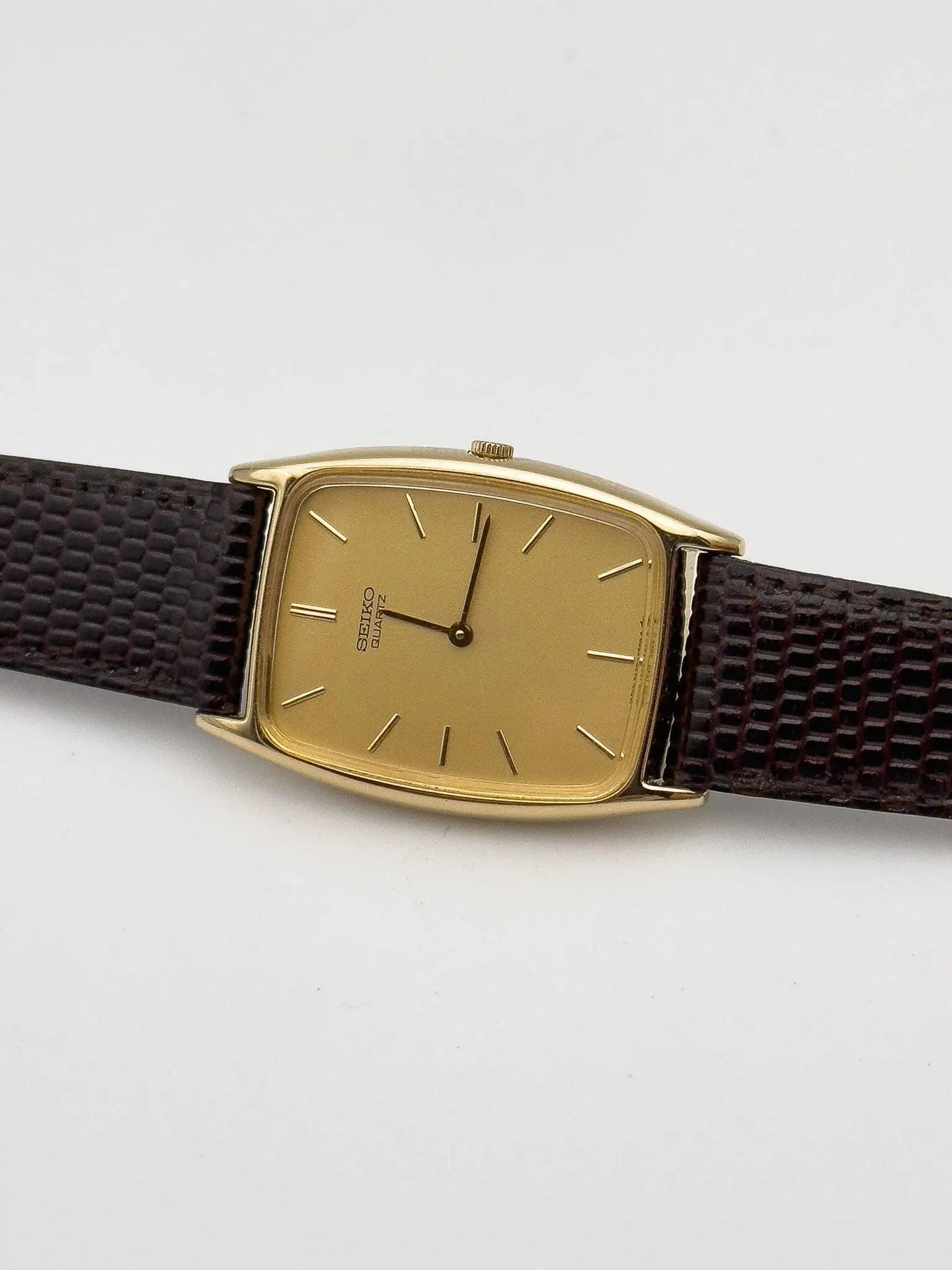 Seiko - Tonneau Gold NOS - 1984 - Atelier Victor Paris - Vintage Watch Shop Dubai