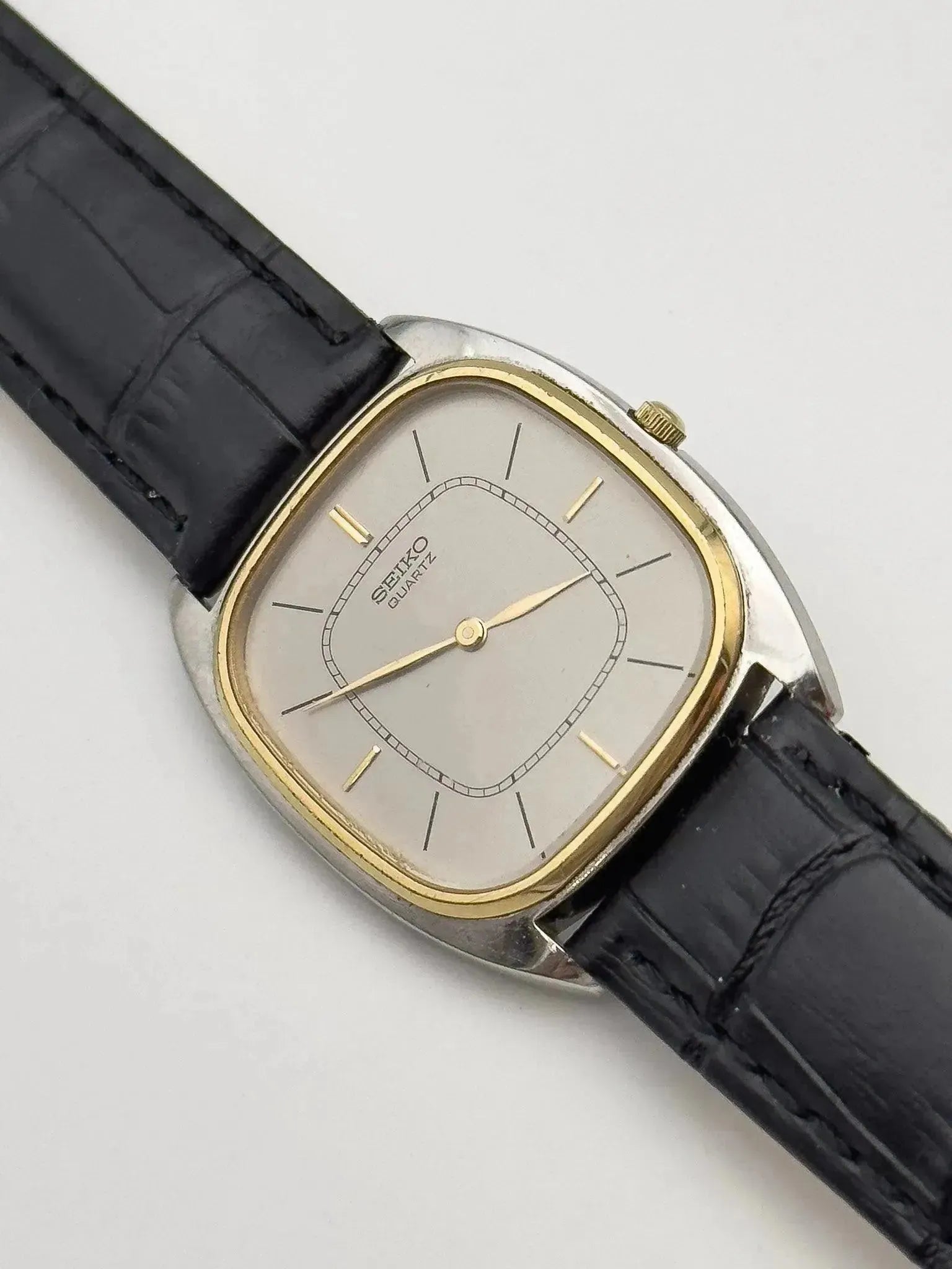 Seiko - Tonneau Grey Gold - 1980 - Atelier Victor Paris - Vintage Watch Shop Dubai
