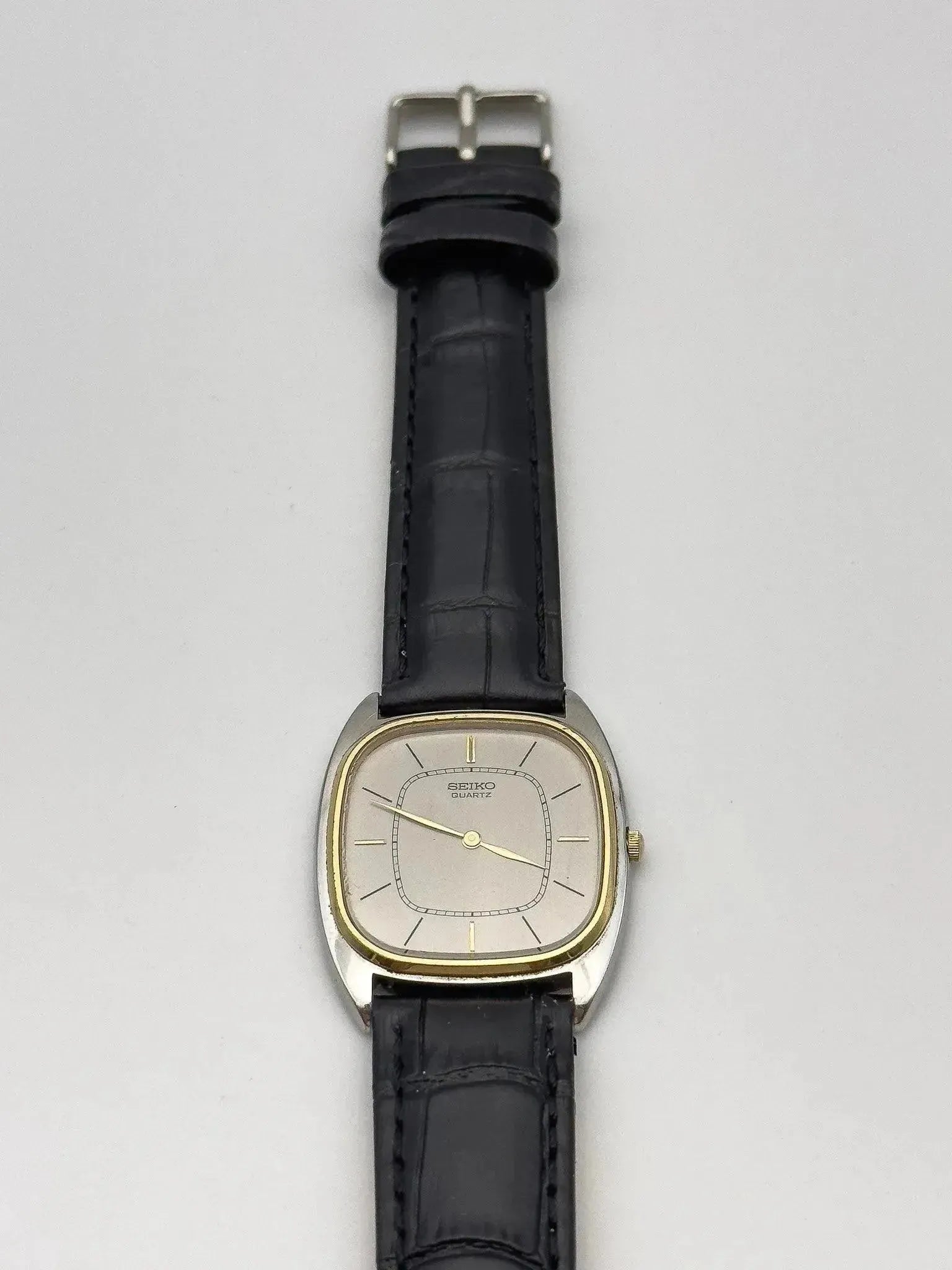 Seiko - Tonneau Grey Gold - 1980 - Atelier Victor Paris - Vintage Watch Shop Dubai