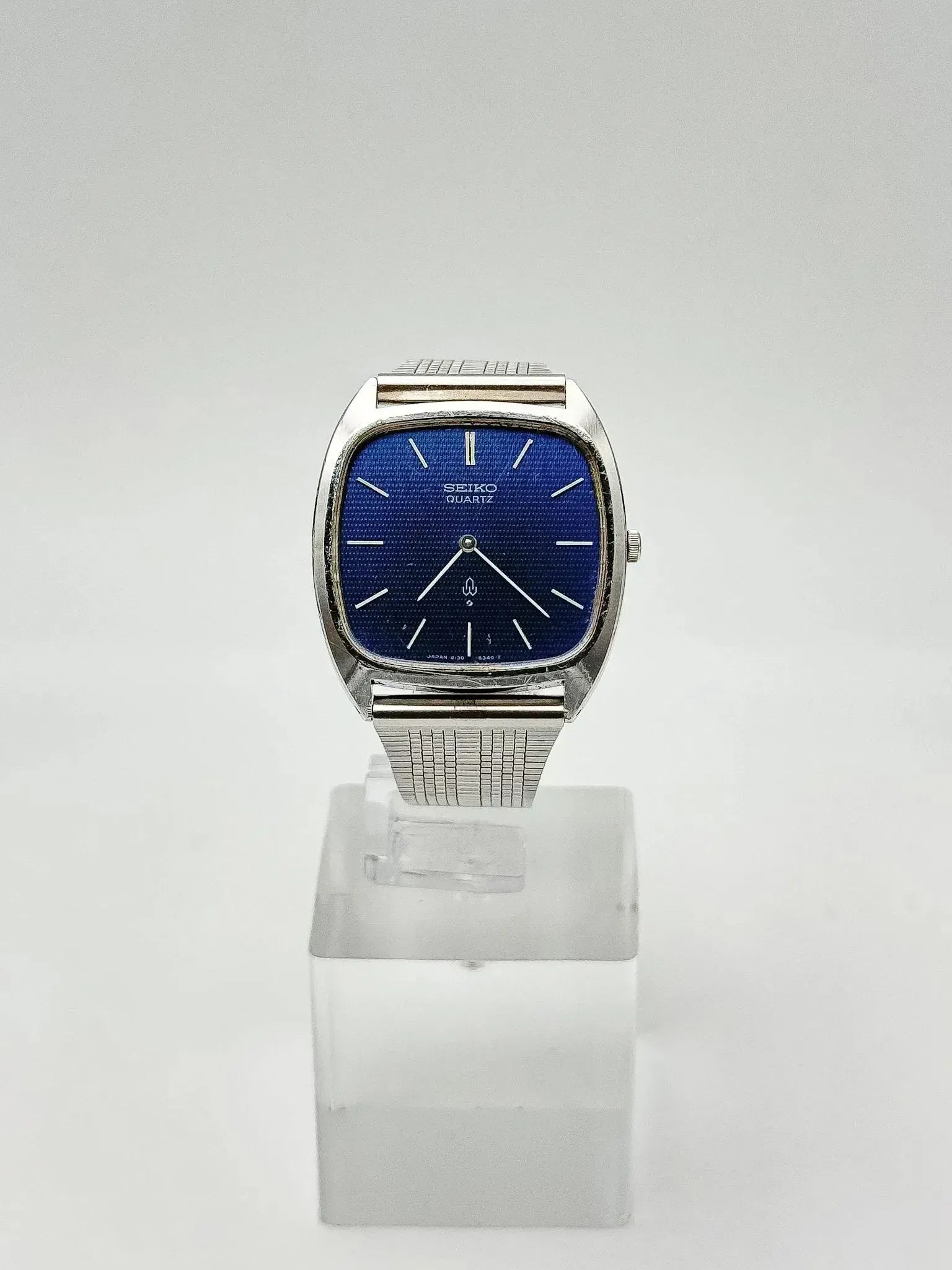 Seiko - Tonneau Nid d'Abeille Bleu - 1976 - Atelier Victor