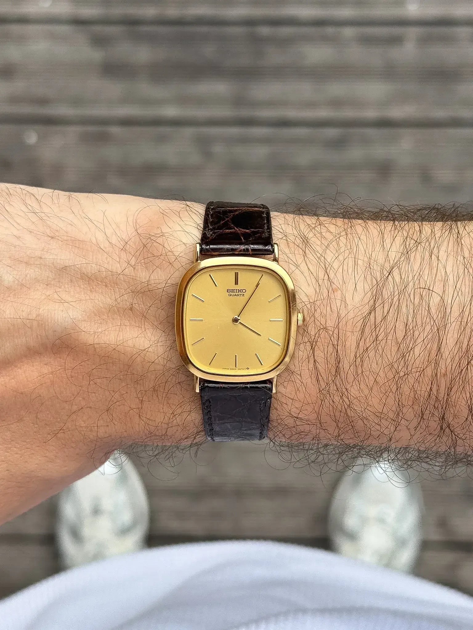 Seiko - Tonneau Gold or Dress Watch