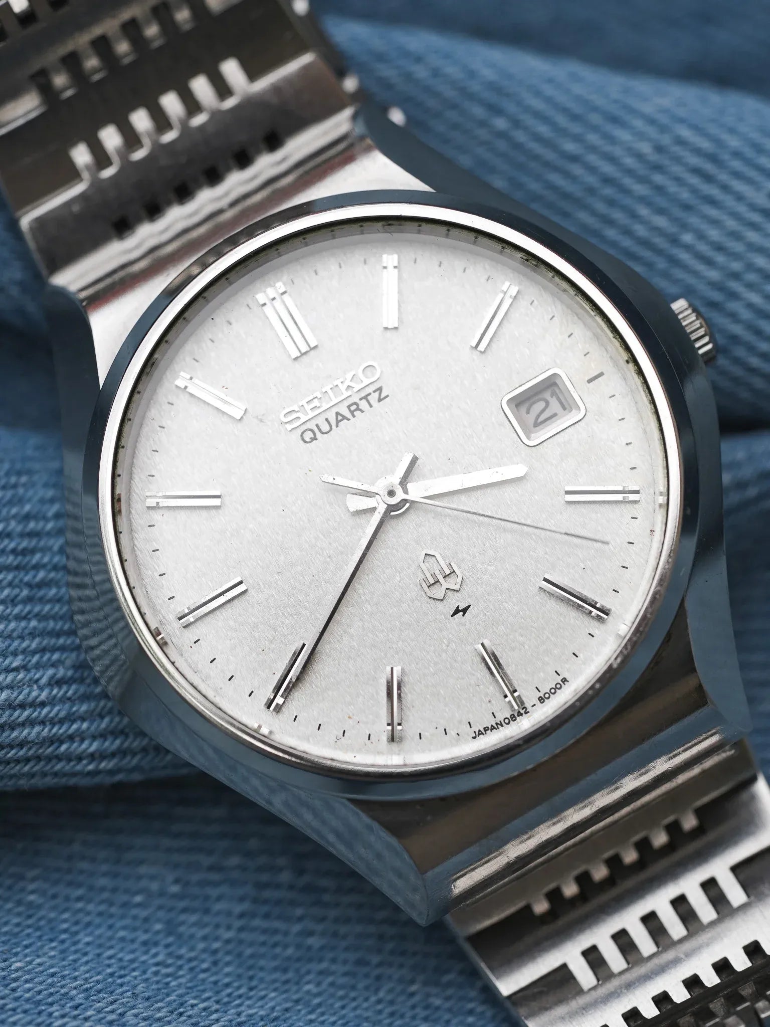 Seiko - Type 2 Argent sablé date - 1975 - Atelier Victor