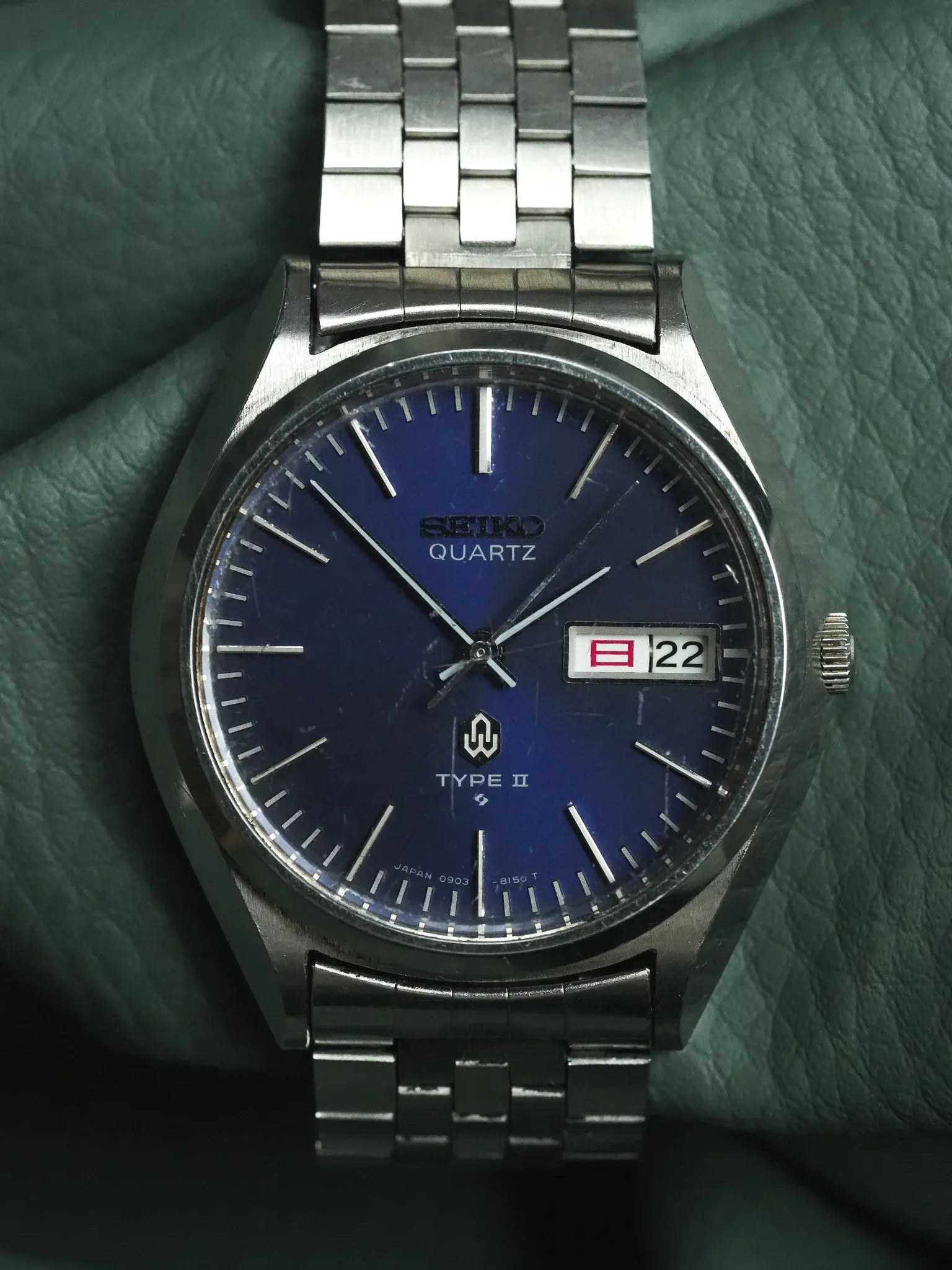 SEIKO TYPEII デイデイト　1976 1976 Seiko Type II 'Tiger Eye Dial' Men's Wrist-Watch – Mecalco & Co.