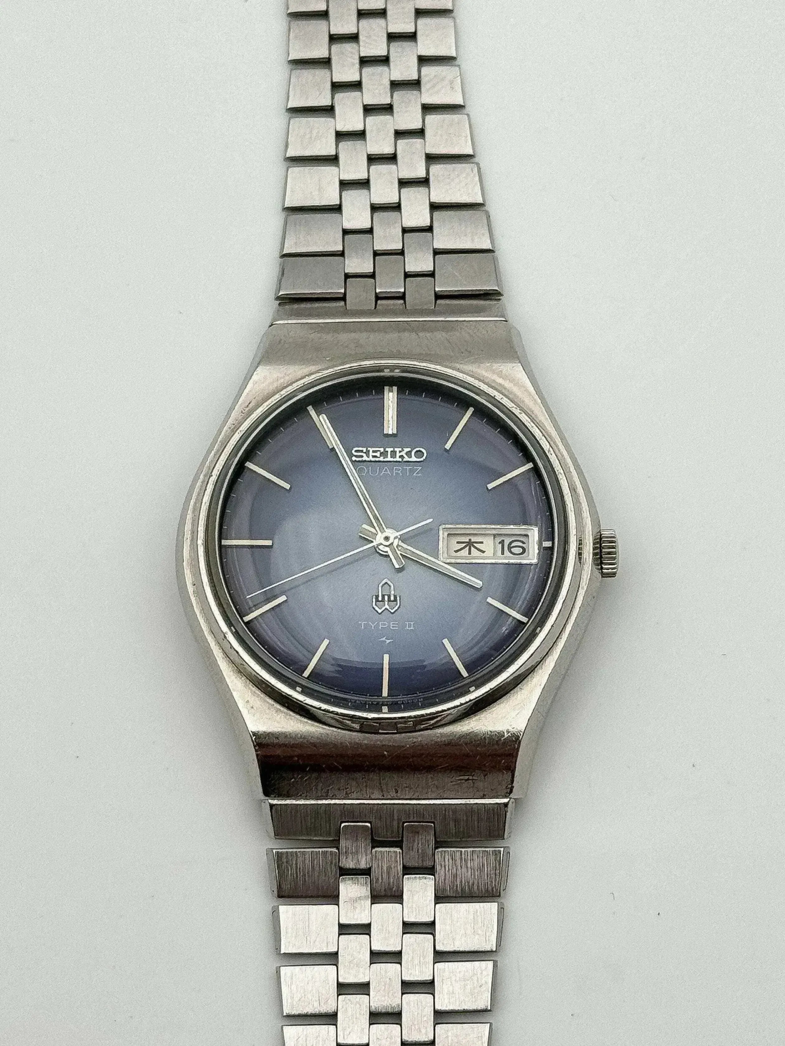 Seiko - Type II Blue Daydate Kanji Steel - 1978