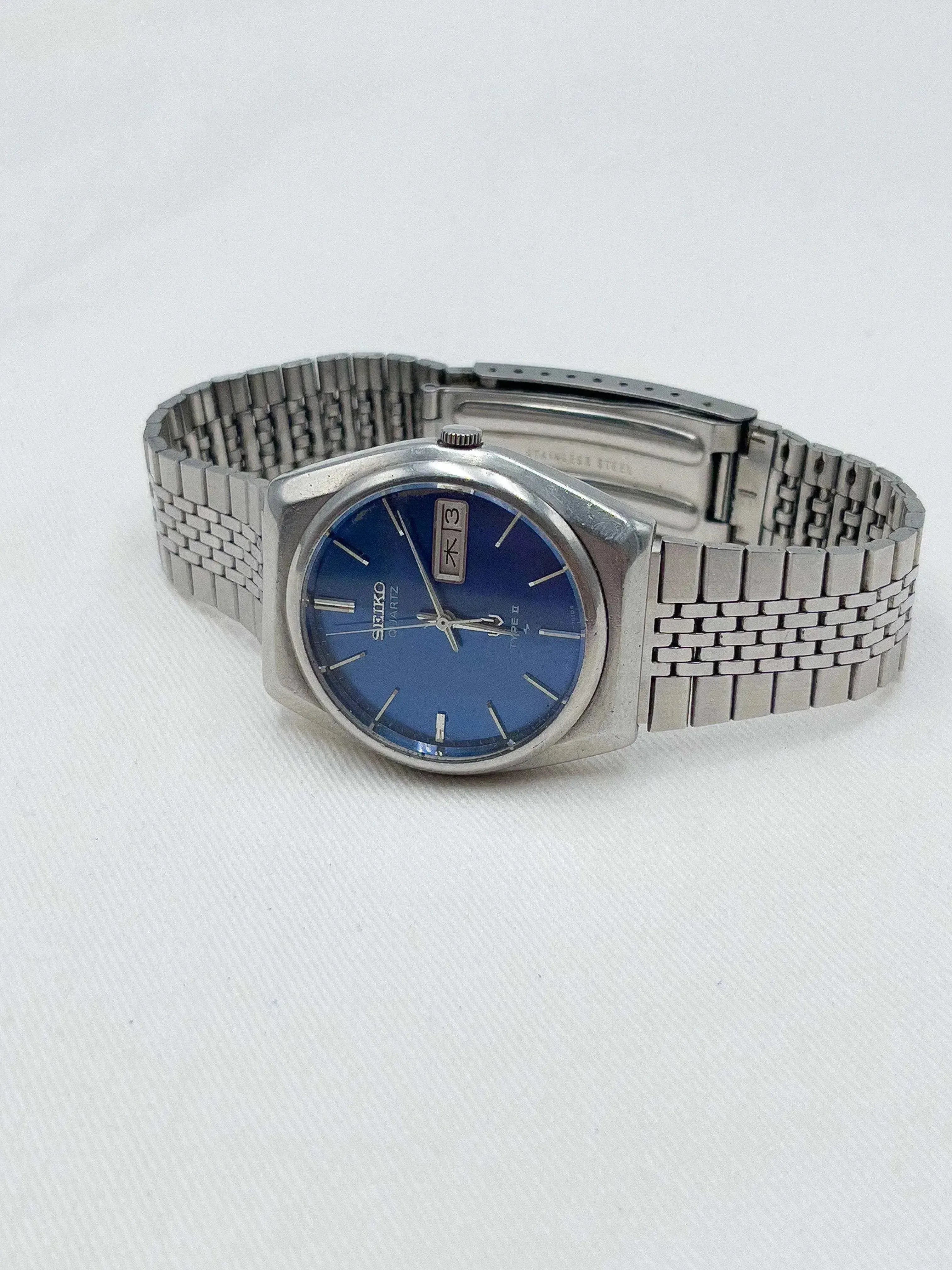 Seiko - Type II Daydate bleu Kanji - 1978 - Atelier Victor