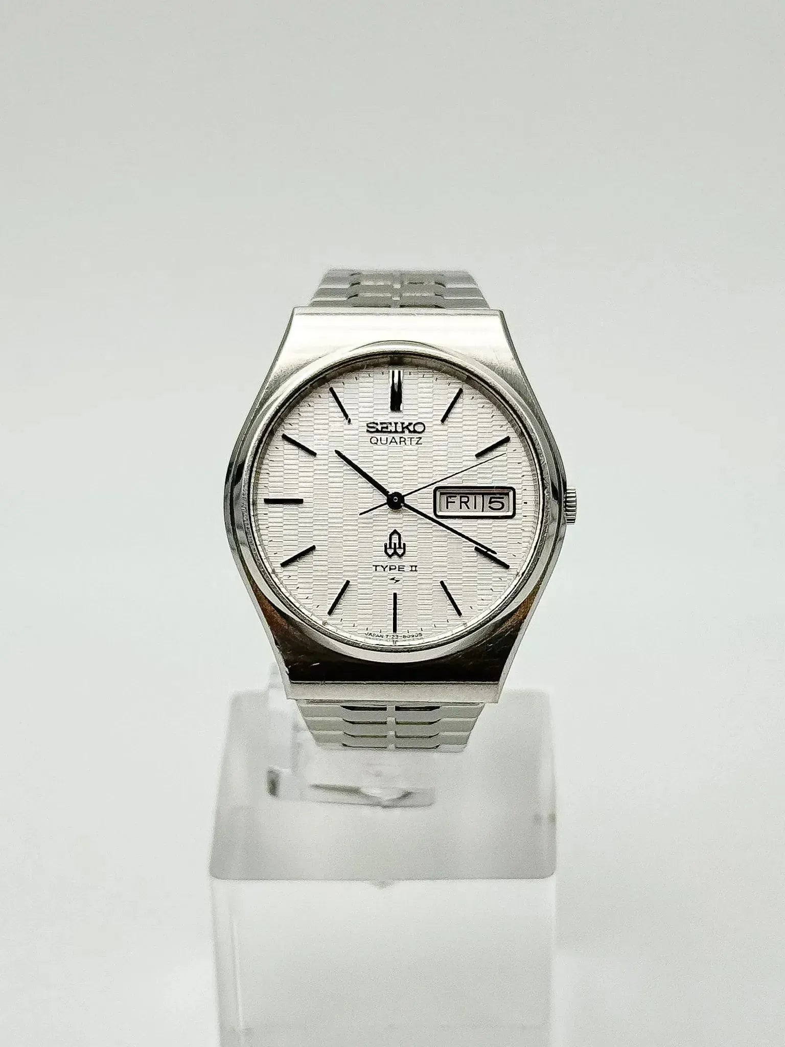 Seiko - Type II Daydate Tapisserie Acier - 1979 - Atelier Victor