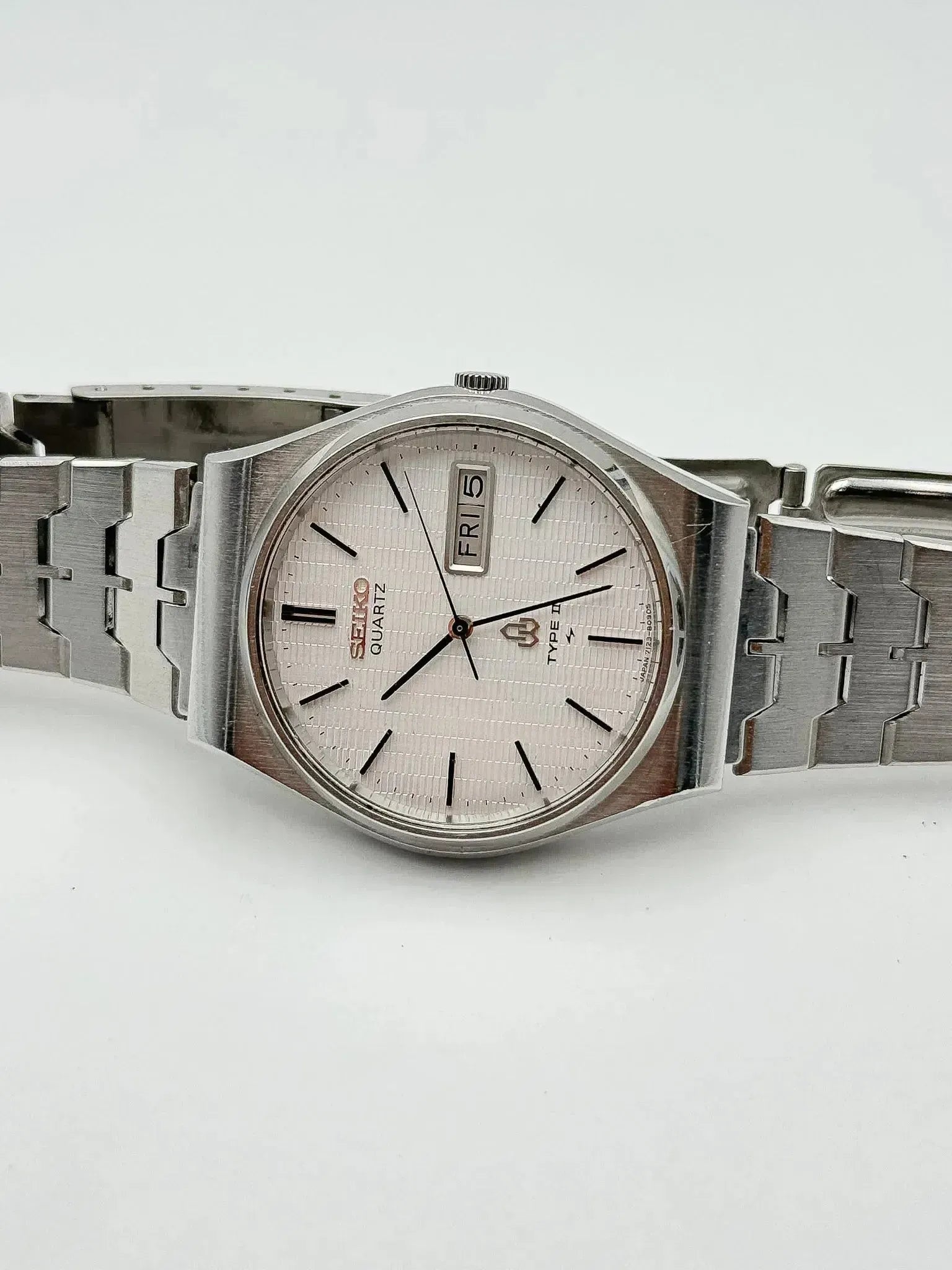 Seiko - Type II Daydate Tapisserie Acier - 1979 - Atelier Victor