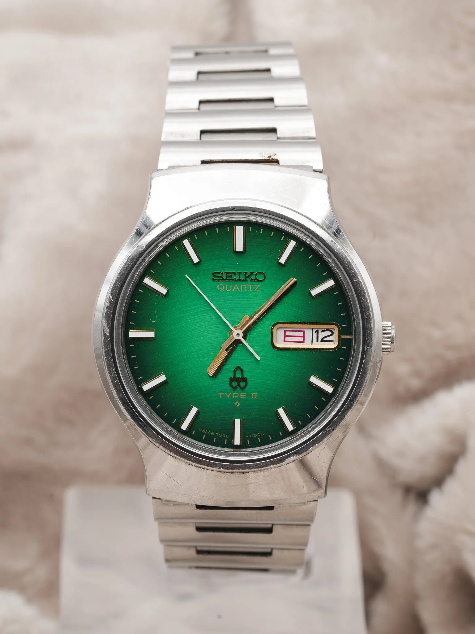 Seiko - Type II Daydyate cadran vert - 1979 - Atelier Victor Paris - Vintage Watch Shop Dubai