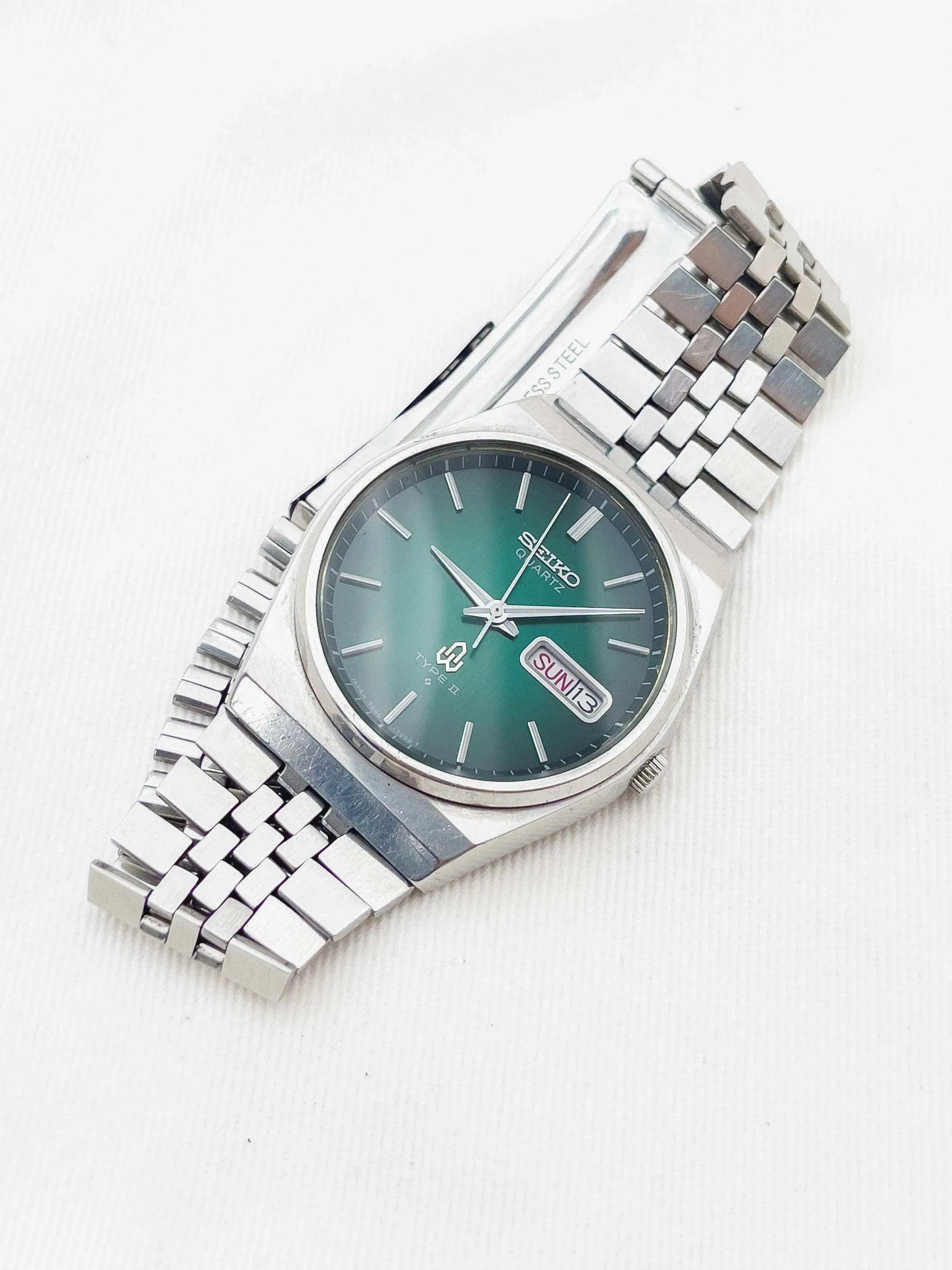 Seiko - Type II Green Dial - 1977 - Atelier Victor Paris - Vintage Watch Shop Dubai