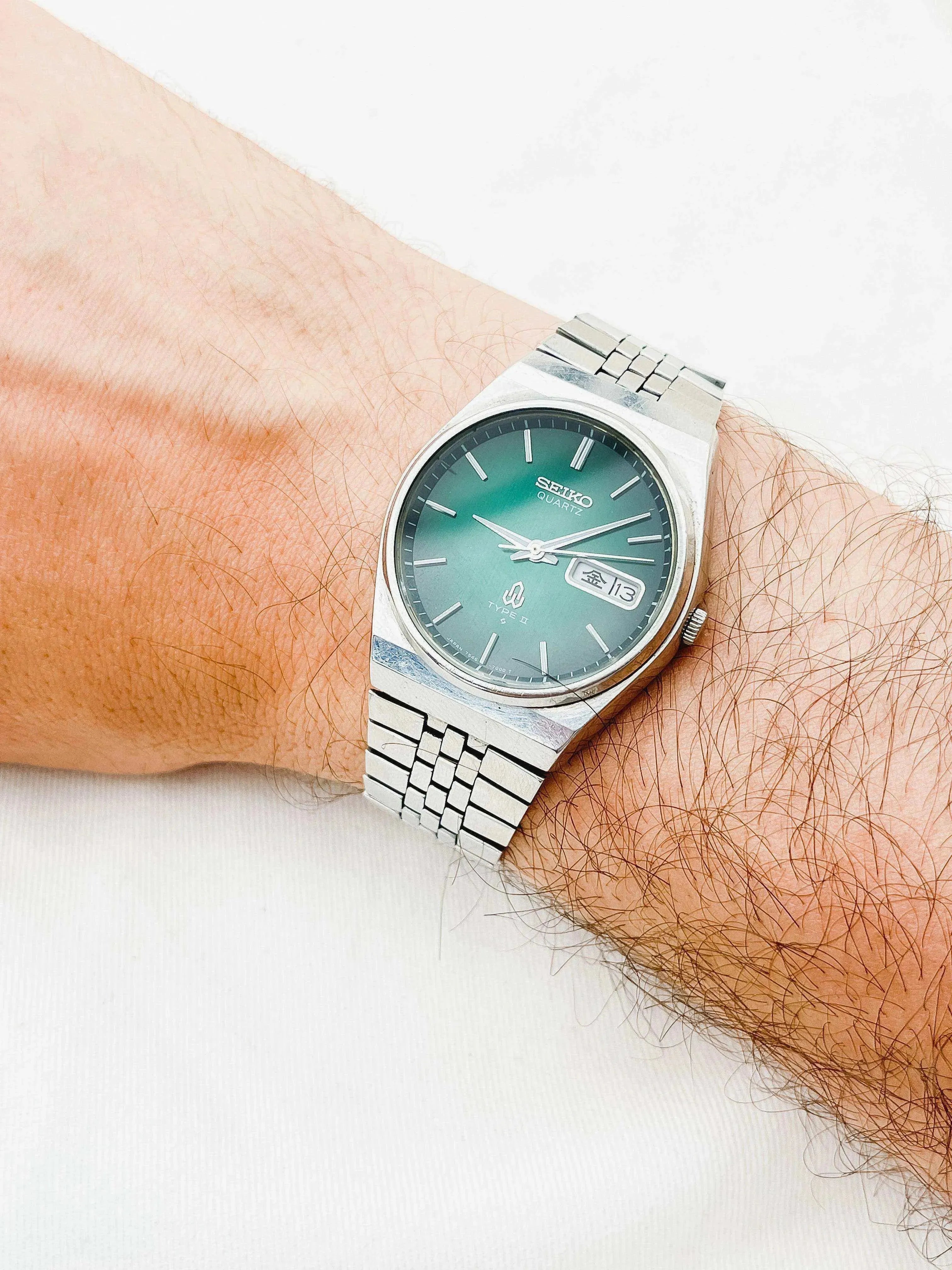 Seiko - Type II Green Dial - 1977 - Atelier Victor Paris - Vintage Watch Shop Dubai
