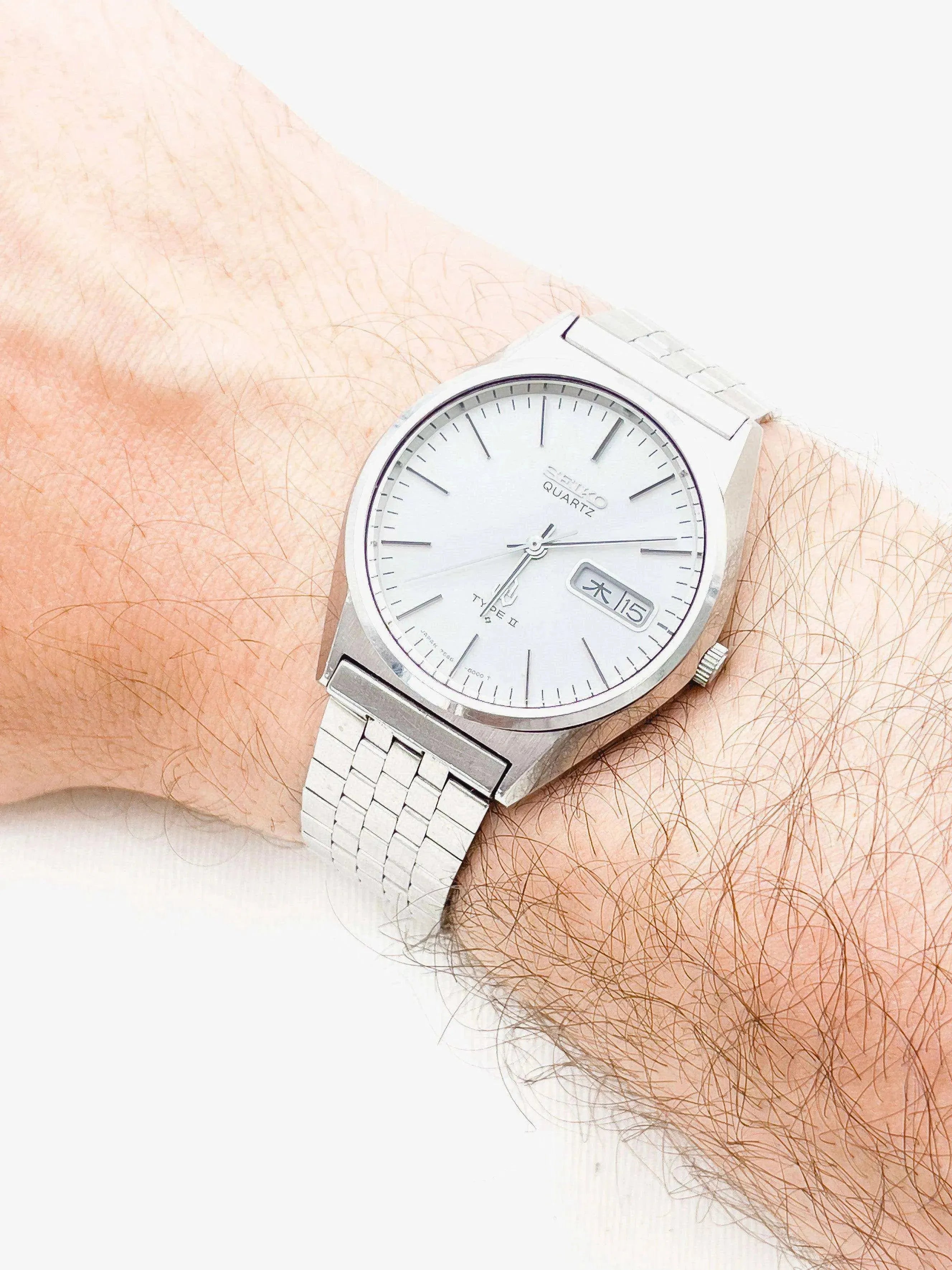 Seiko - Type II Kanji Cadran Blanc - 1977 - Atelier Victor Paris - Vintage Watch Shop Dubai