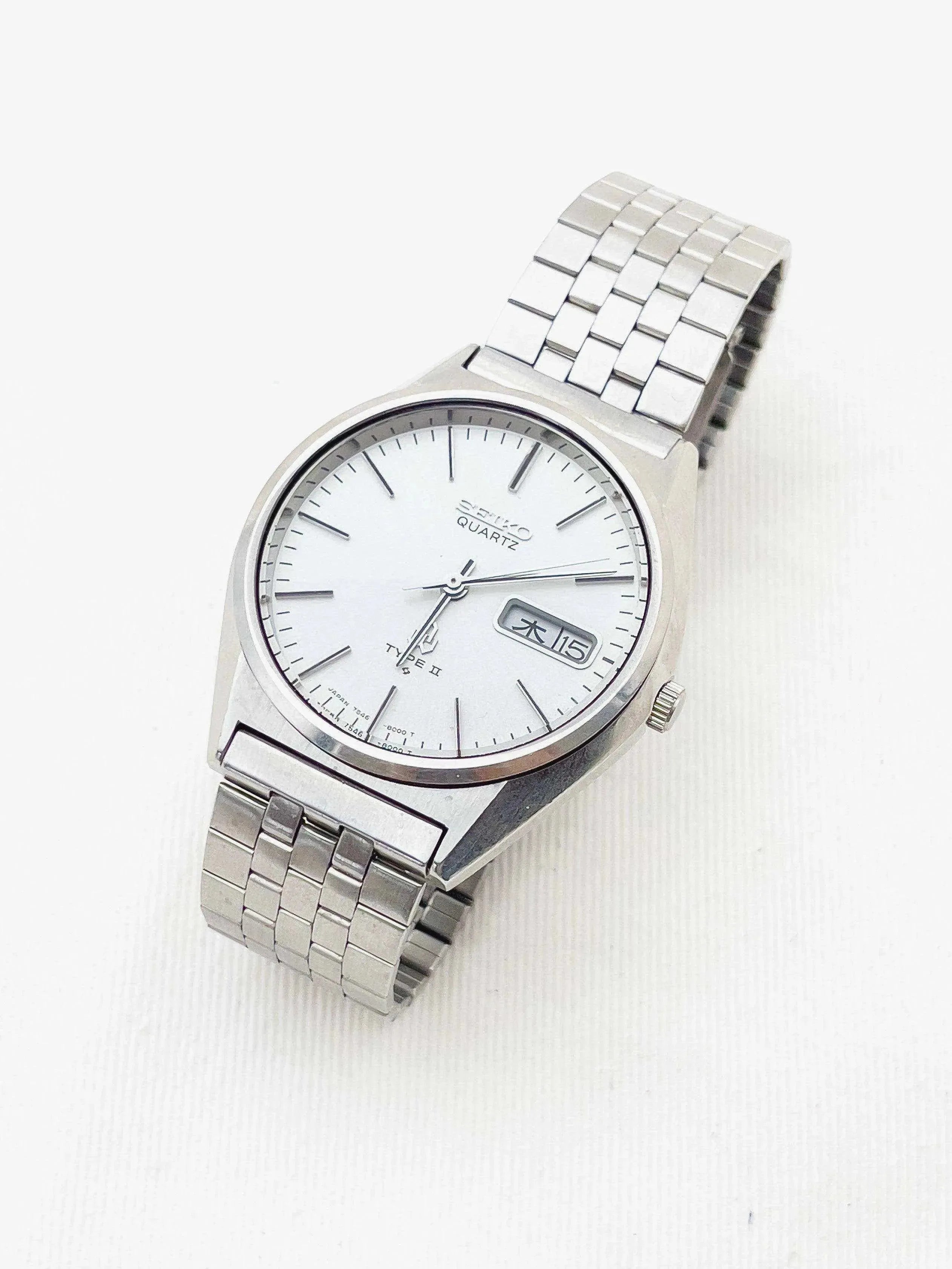 Seiko - Type II Kanji Cadran Blanc - 1977 - Atelier Victor Paris - Vintage Watch Shop Dubai
