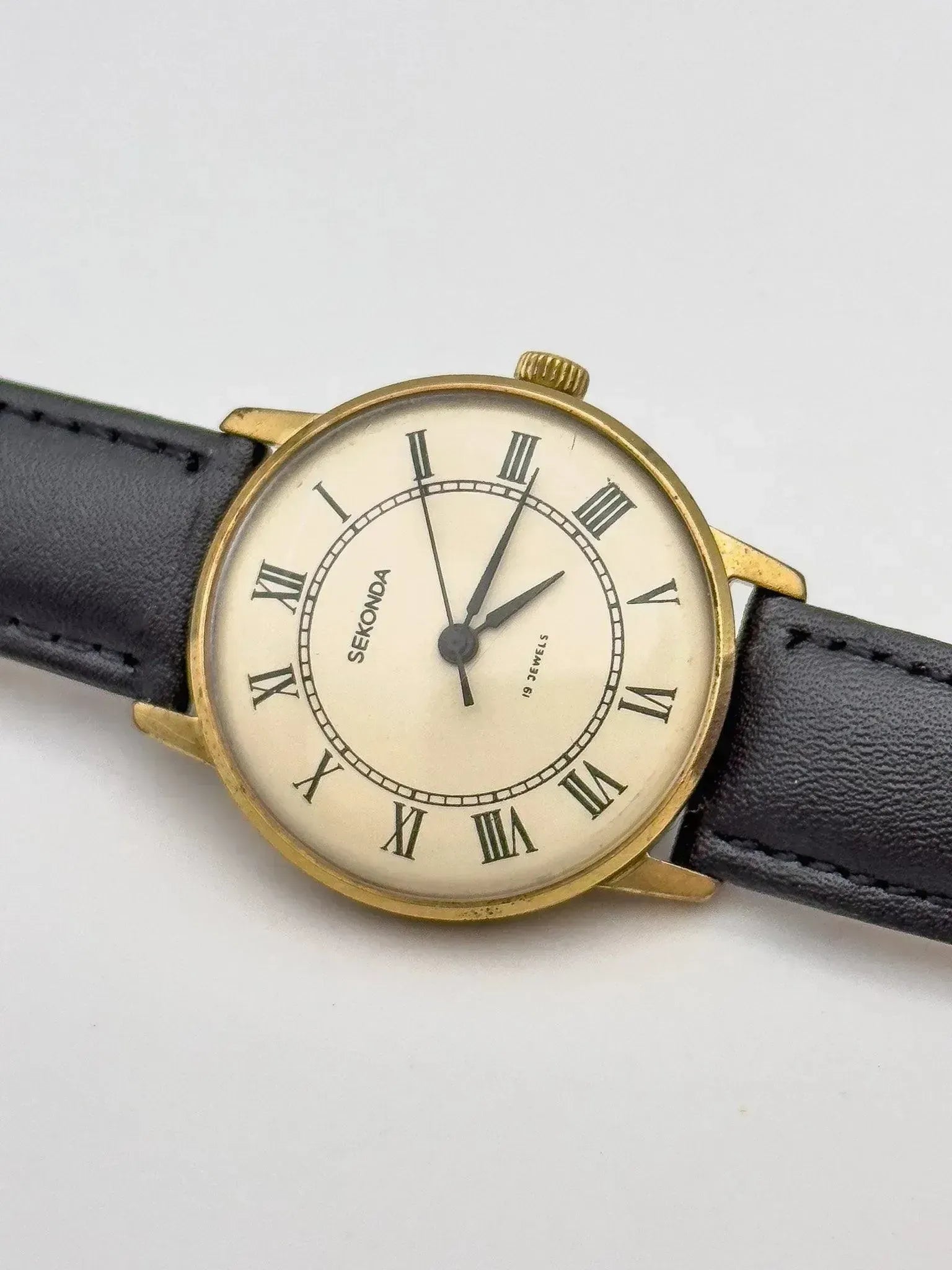 Sekonda - Or Index Romain - 1970s - Atelier Victor