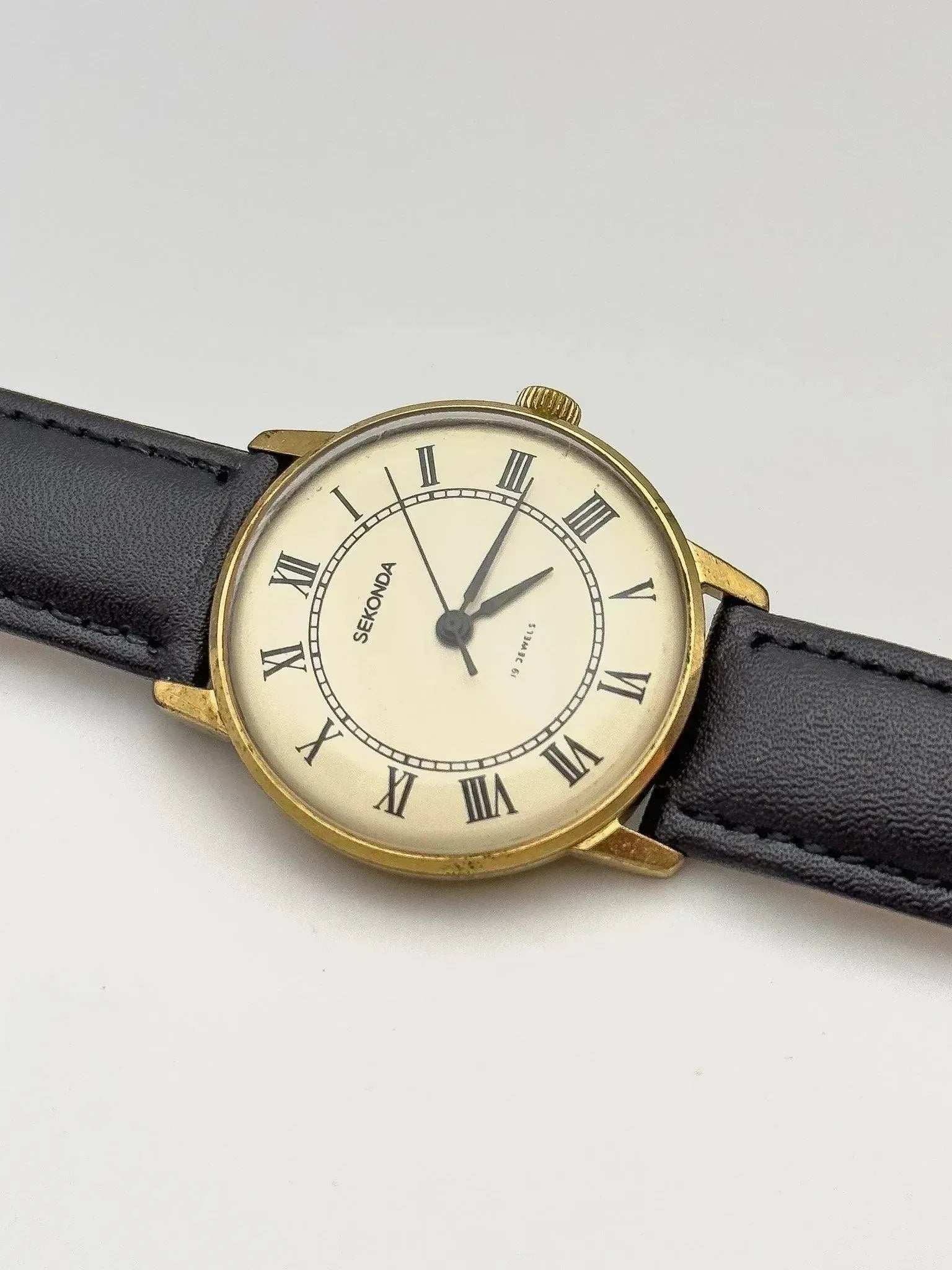 Sekonda - Or Index Romain - 1970s - Atelier Victor