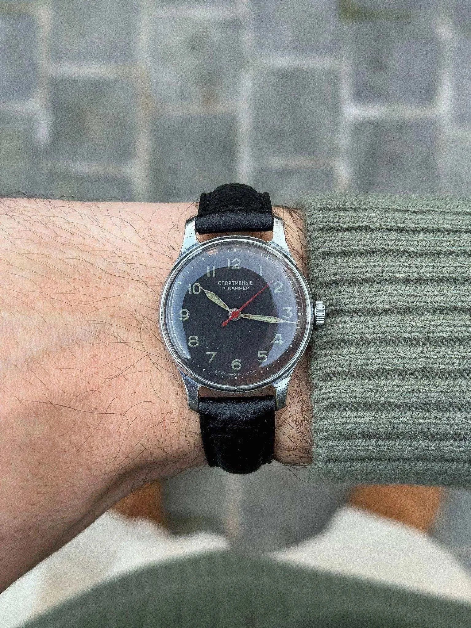 Sportivnie - Military Dial - 1950 - Atelier Victor Paris - Vintage Watch Shop Dubai