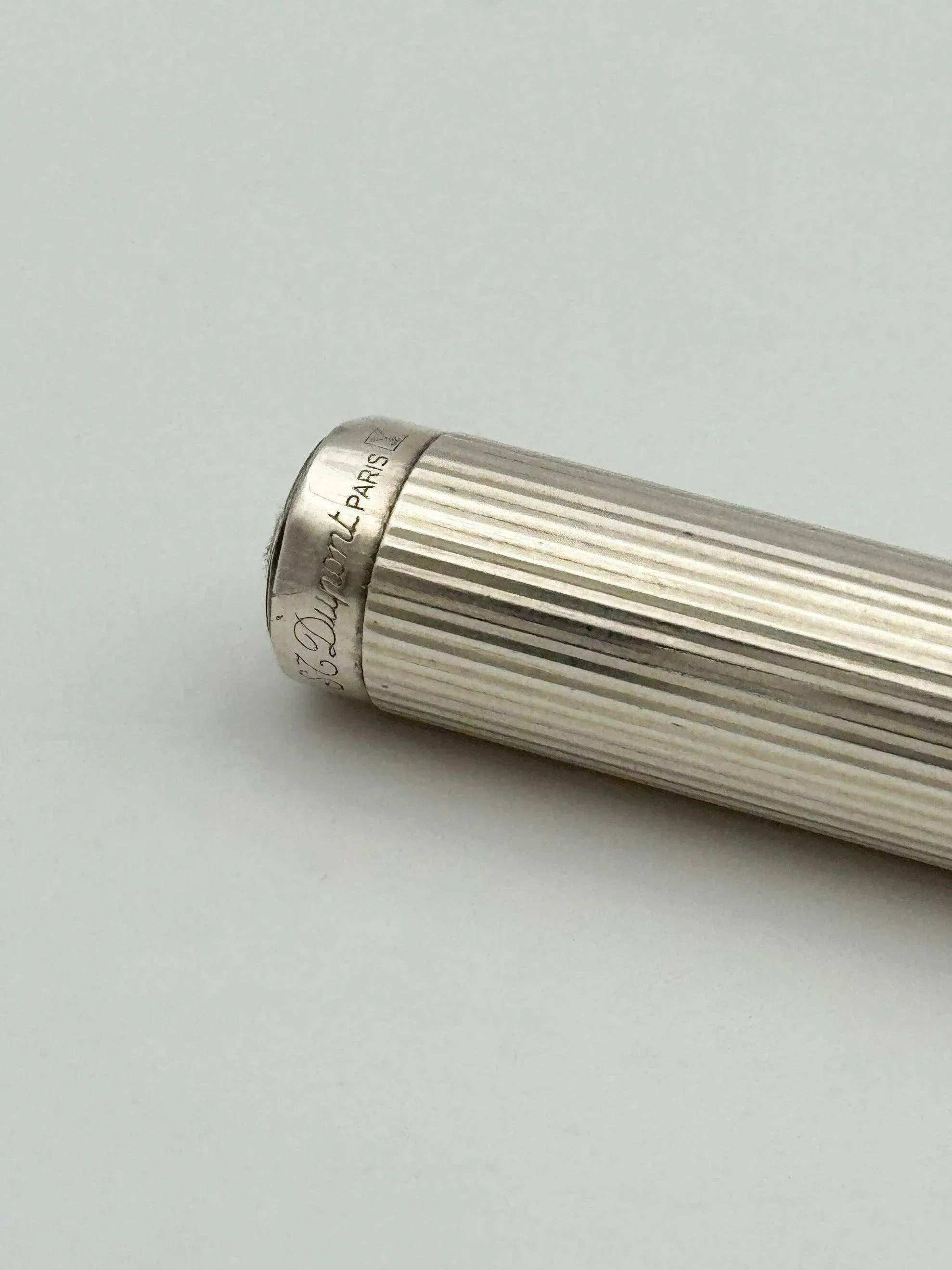 ST Dupont Paris - Stylo bille métal argenté - Boite - 1980s - Atelier Victor