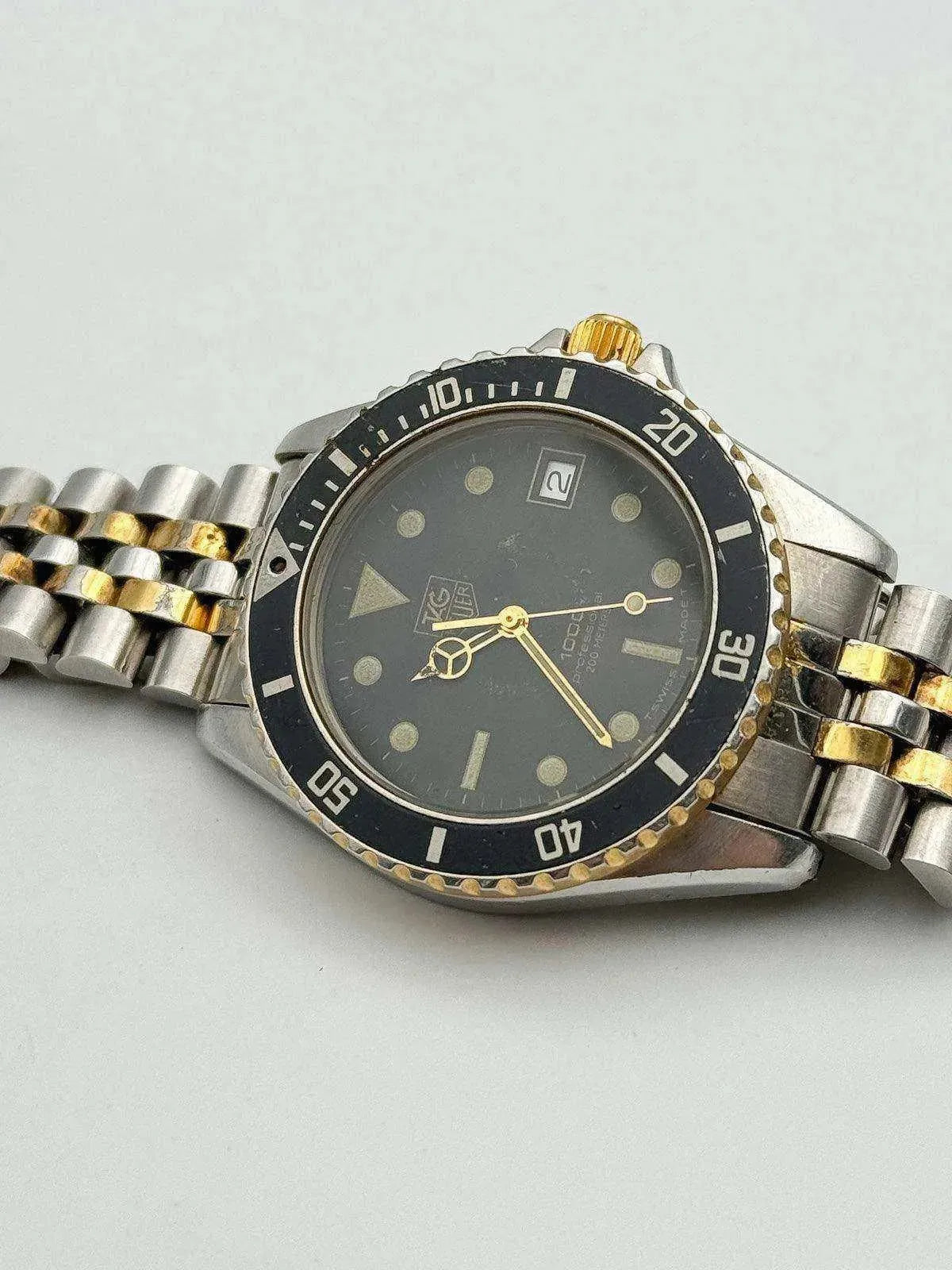Tag Heuer - 1000 Professional 200 meters Two Tones - 1990’s - Atelier Victor - Vintage  Shop