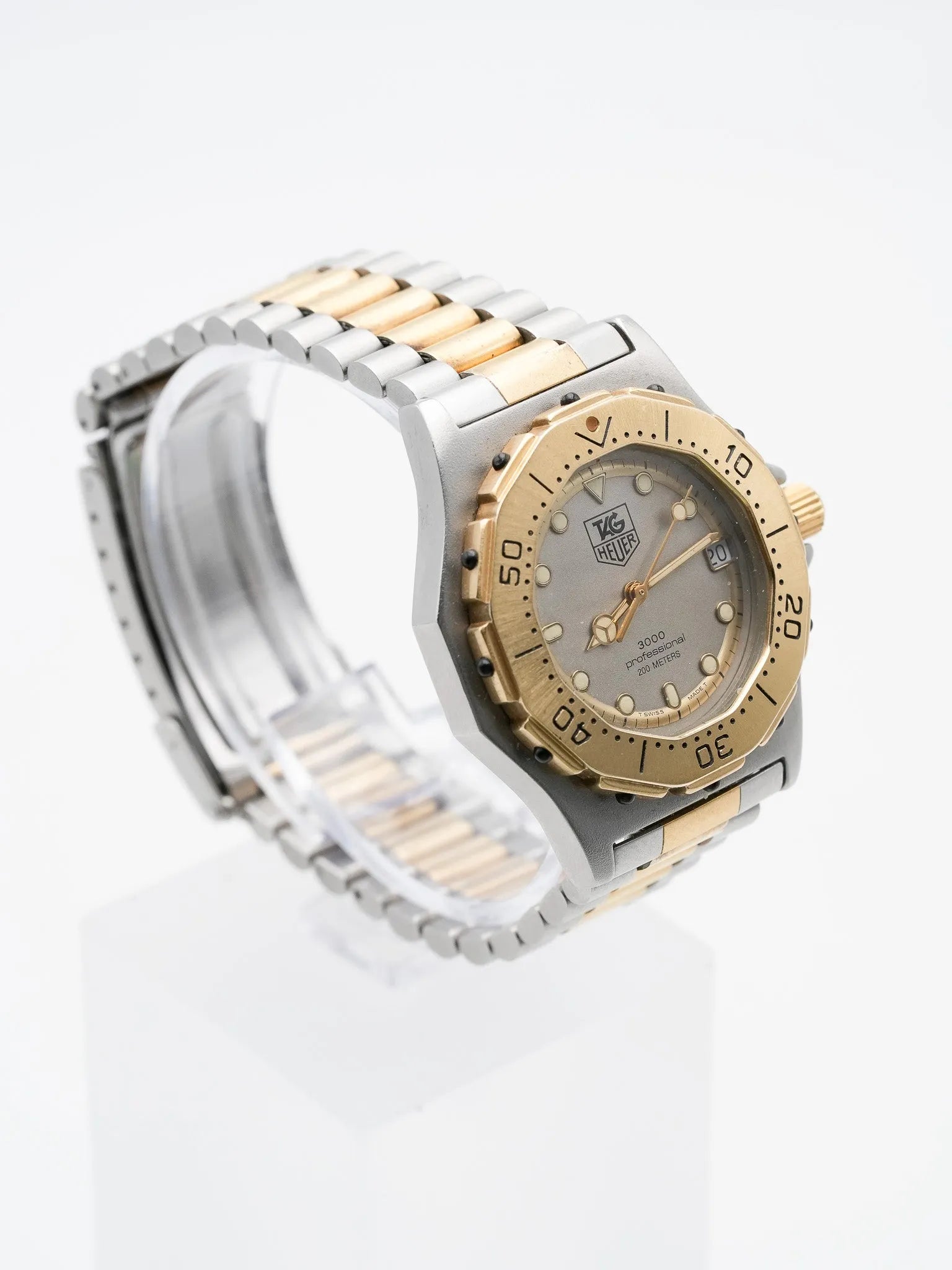 Tag Heuer - 3000 Professional 934.213 Bi-tons Acier Or - 1990s - Atelier Victor Paris - Vintage Watch Shop Dubai