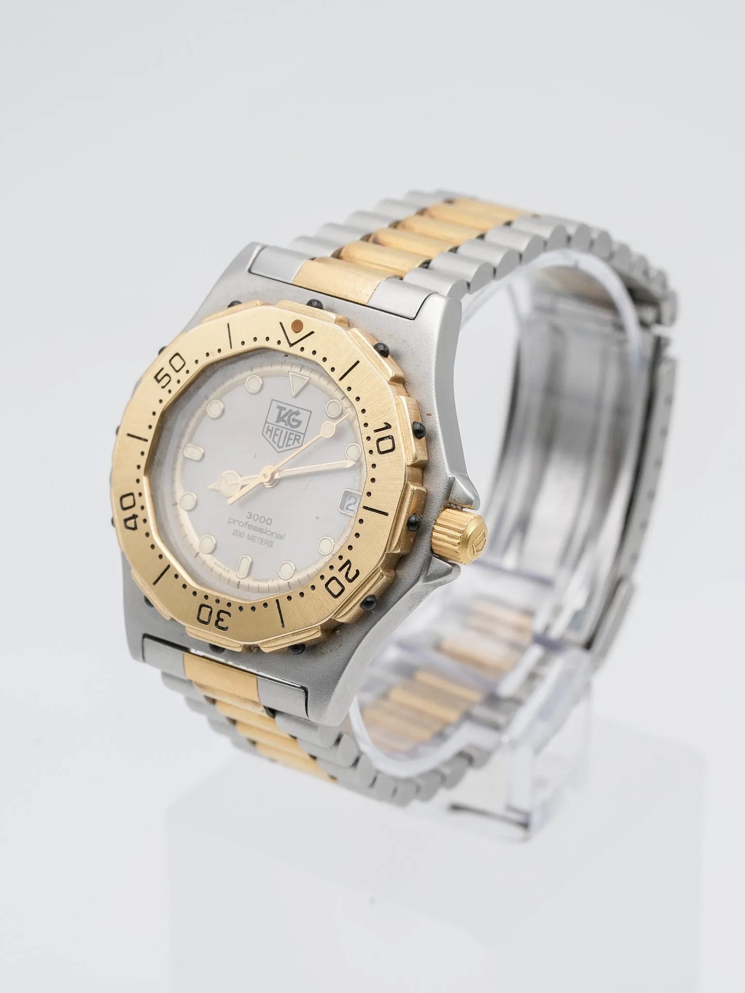 Tag Heuer - 3000 Professional 934.213 Bi-tons Acier Or - 1990s - Atelier Victor Paris - Vintage Watch Shop Dubai