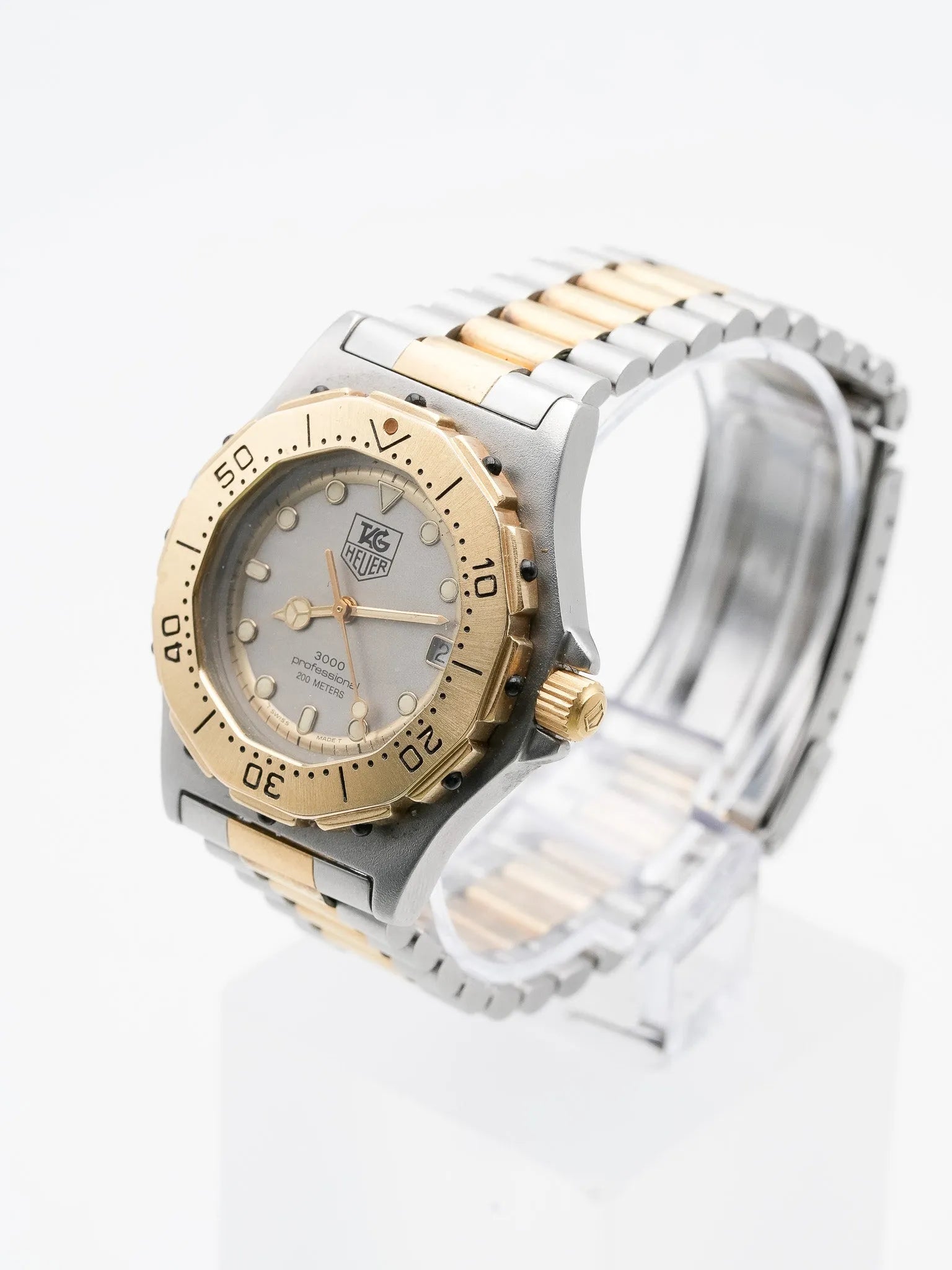 Tag Heuer - 3000 Professional 934.213 Bi-tons Acier Or - 1990s - Atelier Victor Paris - Vintage Watch Shop Dubai