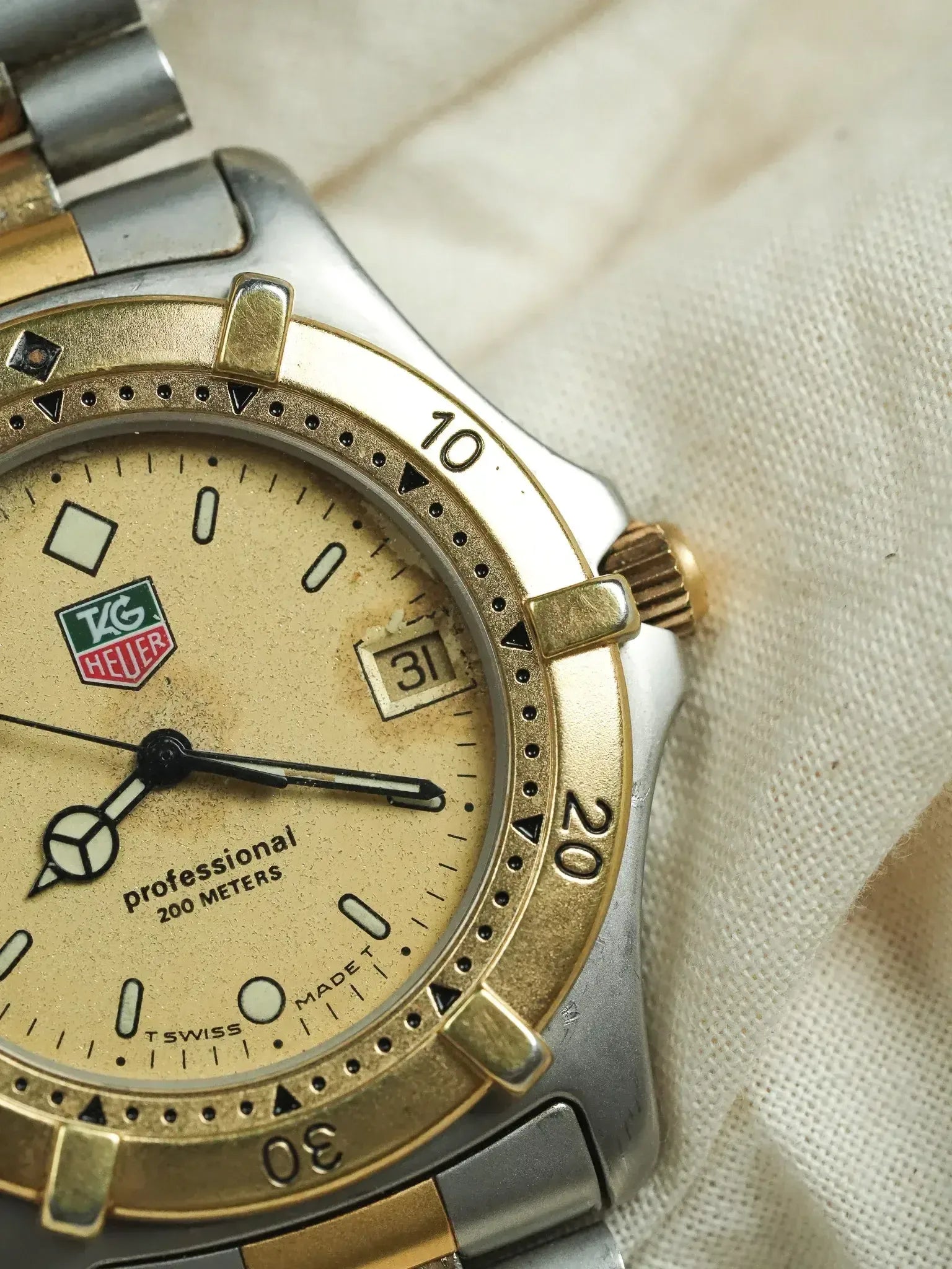 Tag Heuer - Professional 200M Steel & Gold Plated - 1990s 