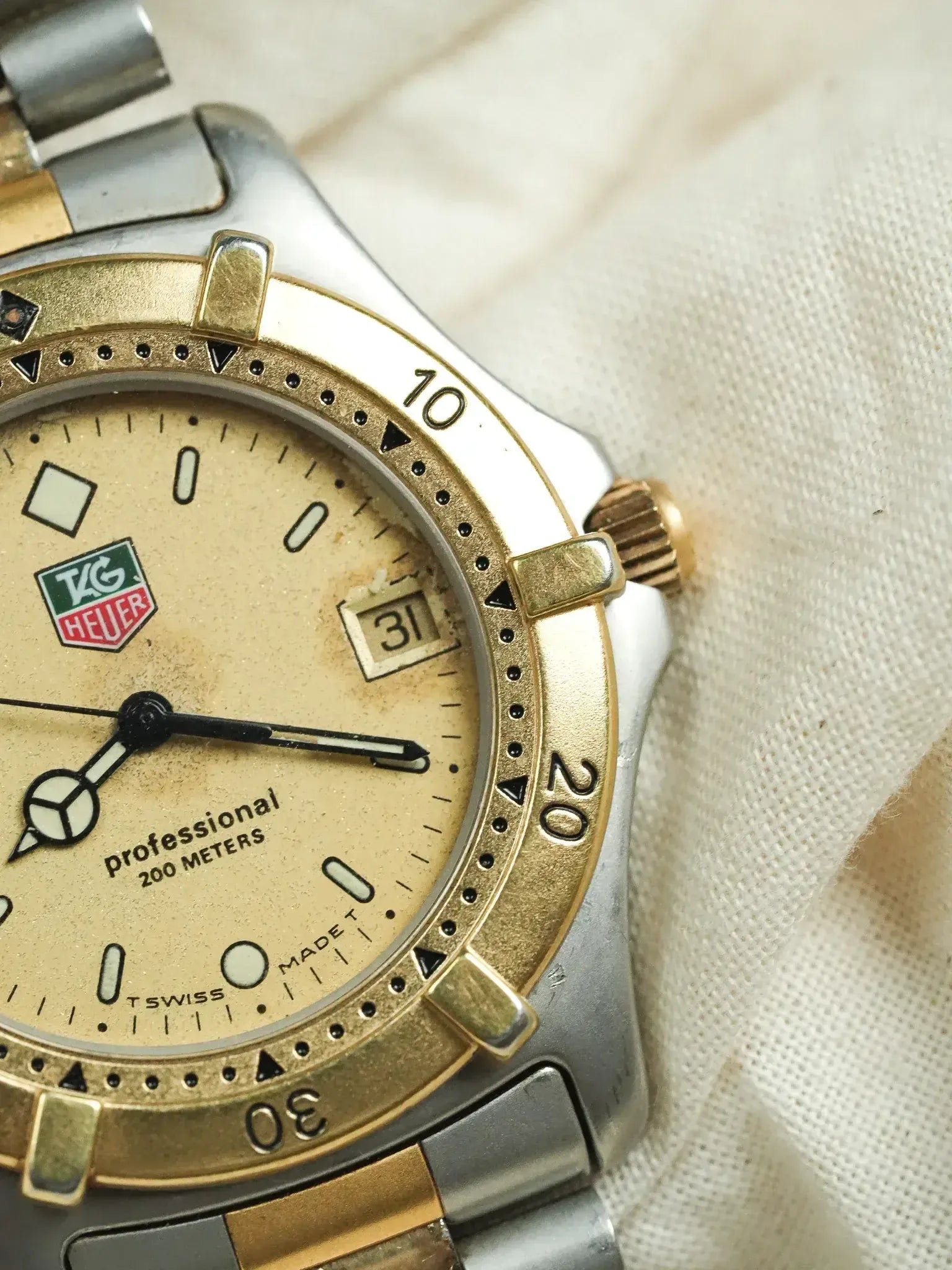 Tag Heuer - Professional 200M Steel & Gold Plated - 1990s 