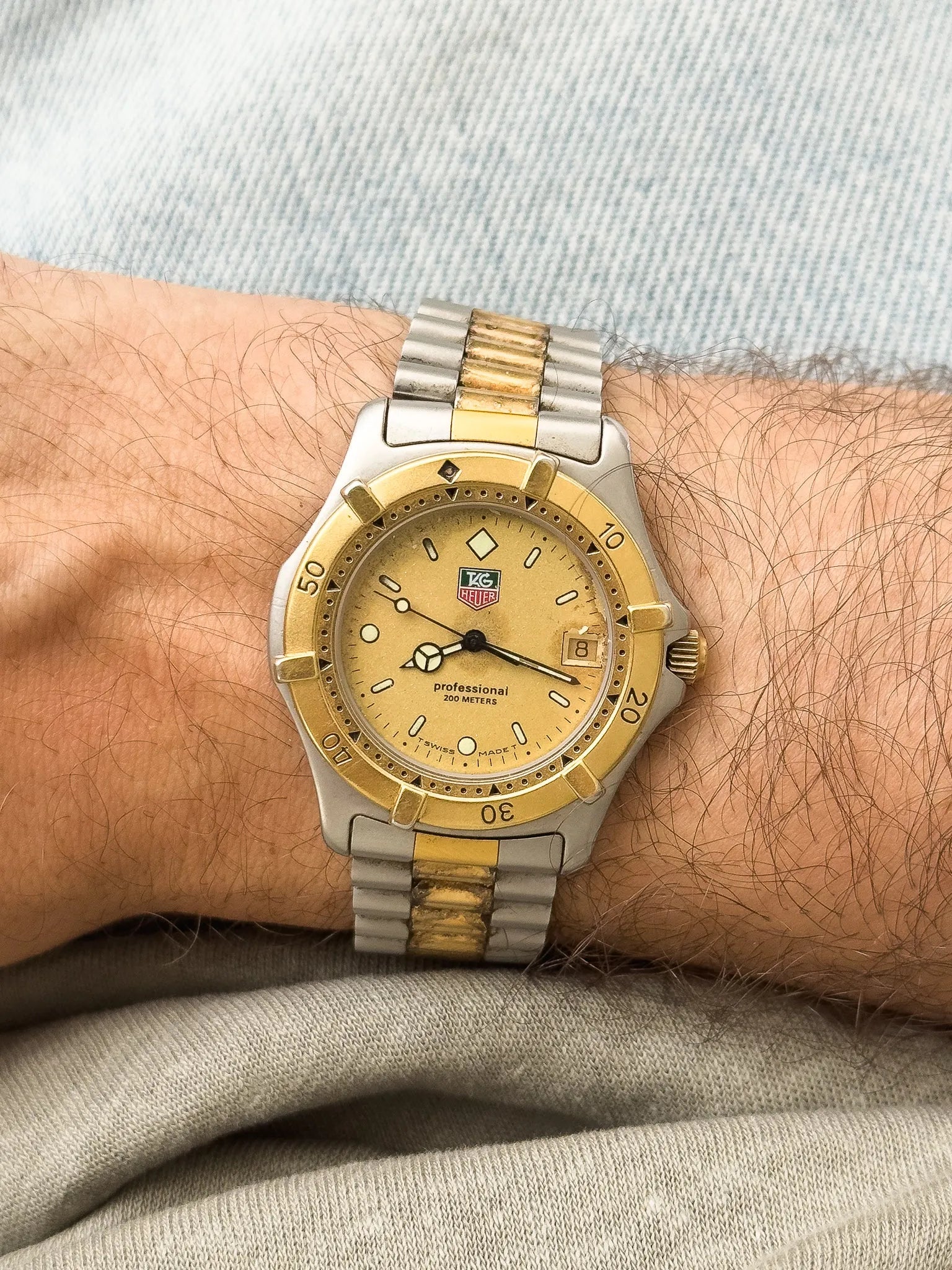 Tag Heuer - Professional 200M Acier & Plaqué or - 1990s - Atelier Victor - Vintage  Shop