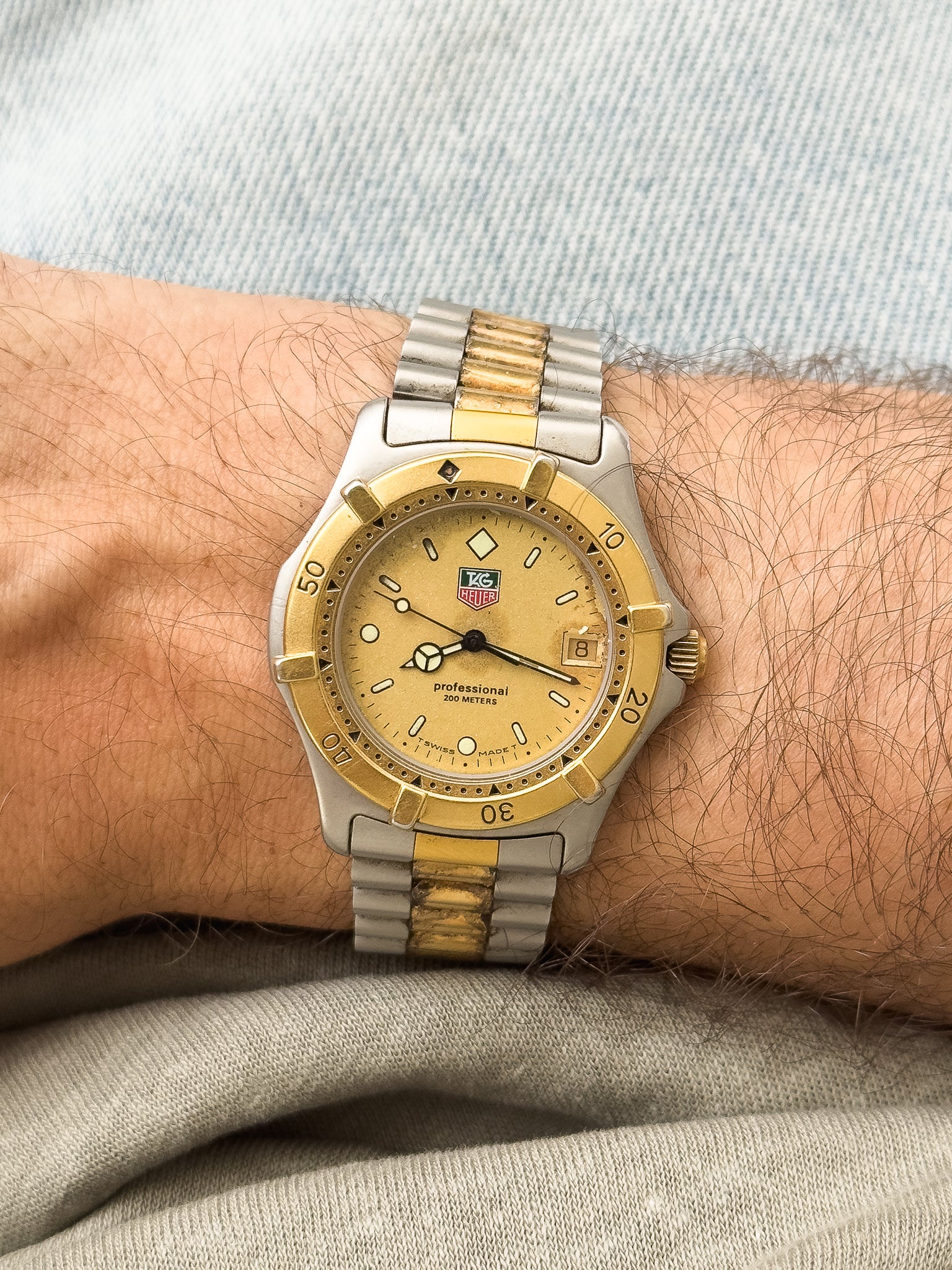 Tag Heuer - Professional 200M Acier & Plaqué or - 1990s - Atelier Victor - Vintage  Shop