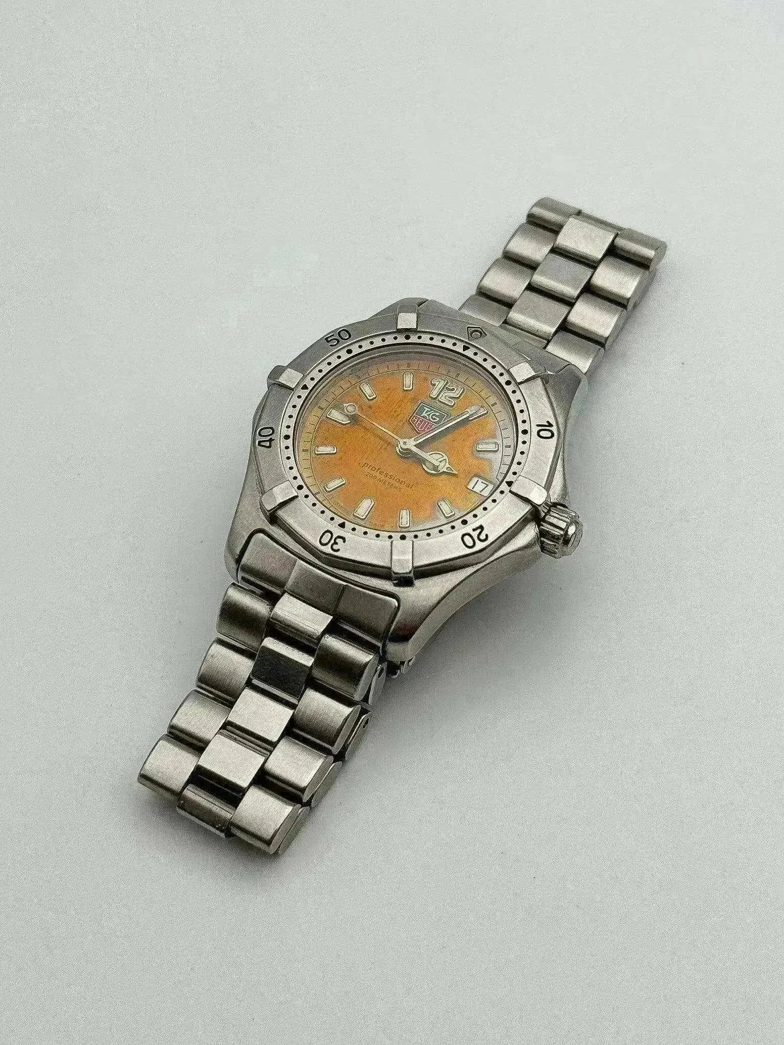 非売品◎店頭ディスプレイTAG HEUER 90s vintage オブジェ 1983 TAG Heuer 3000 Professional Ref. 932.206 Diver, w/Original