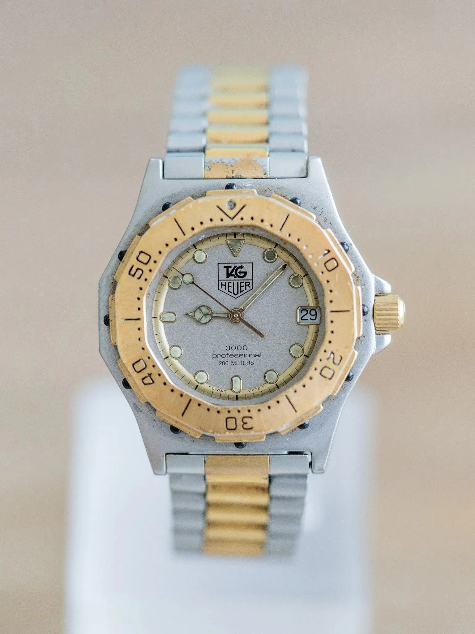 Tag Heuer - Professionnel 3000 Two Tones - 1990s - Atelier Victor Paris - Vintage Watch Shop Dubai