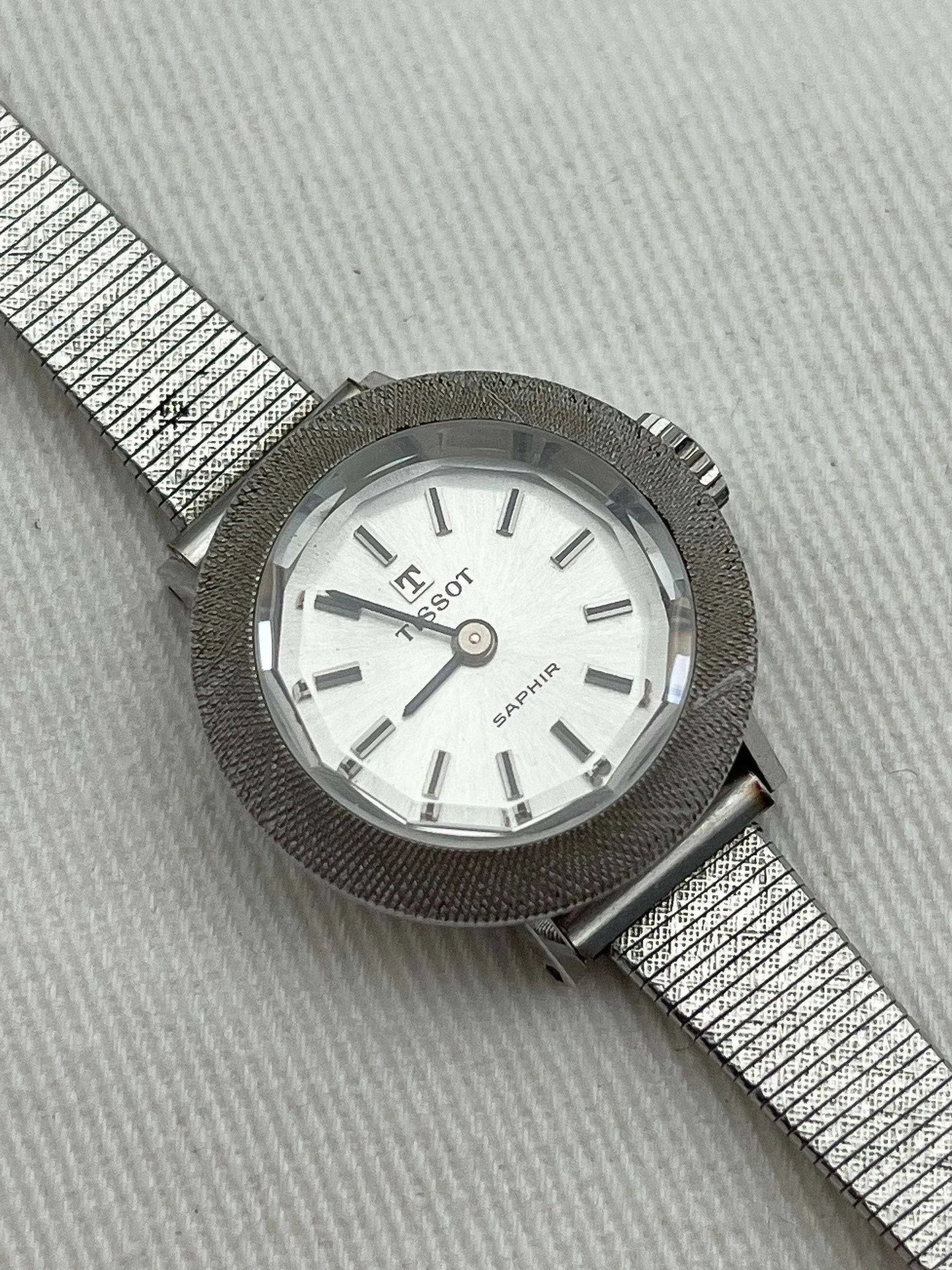 Tissot - Blanc Acier Femme - 1980s - Atelier Victor