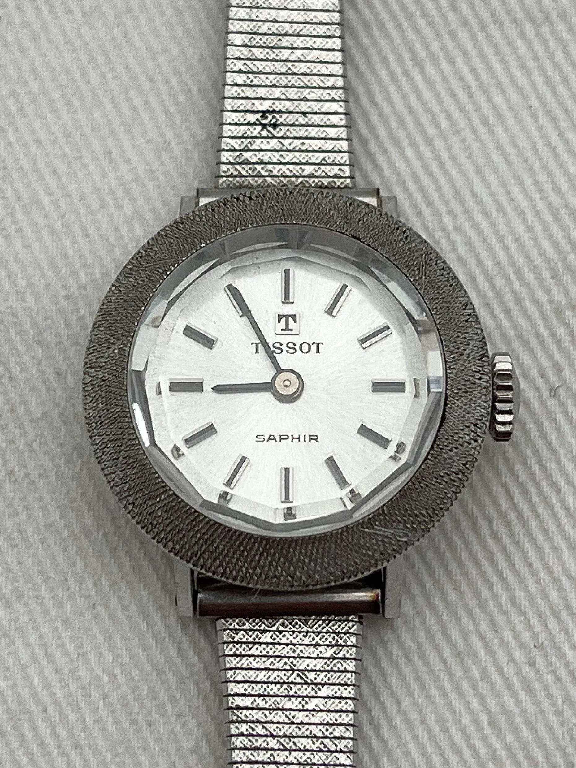Tissot - Blanc Acier Femme - 1980s - Atelier Victor Paris - Vintage Watch Shop Dubai