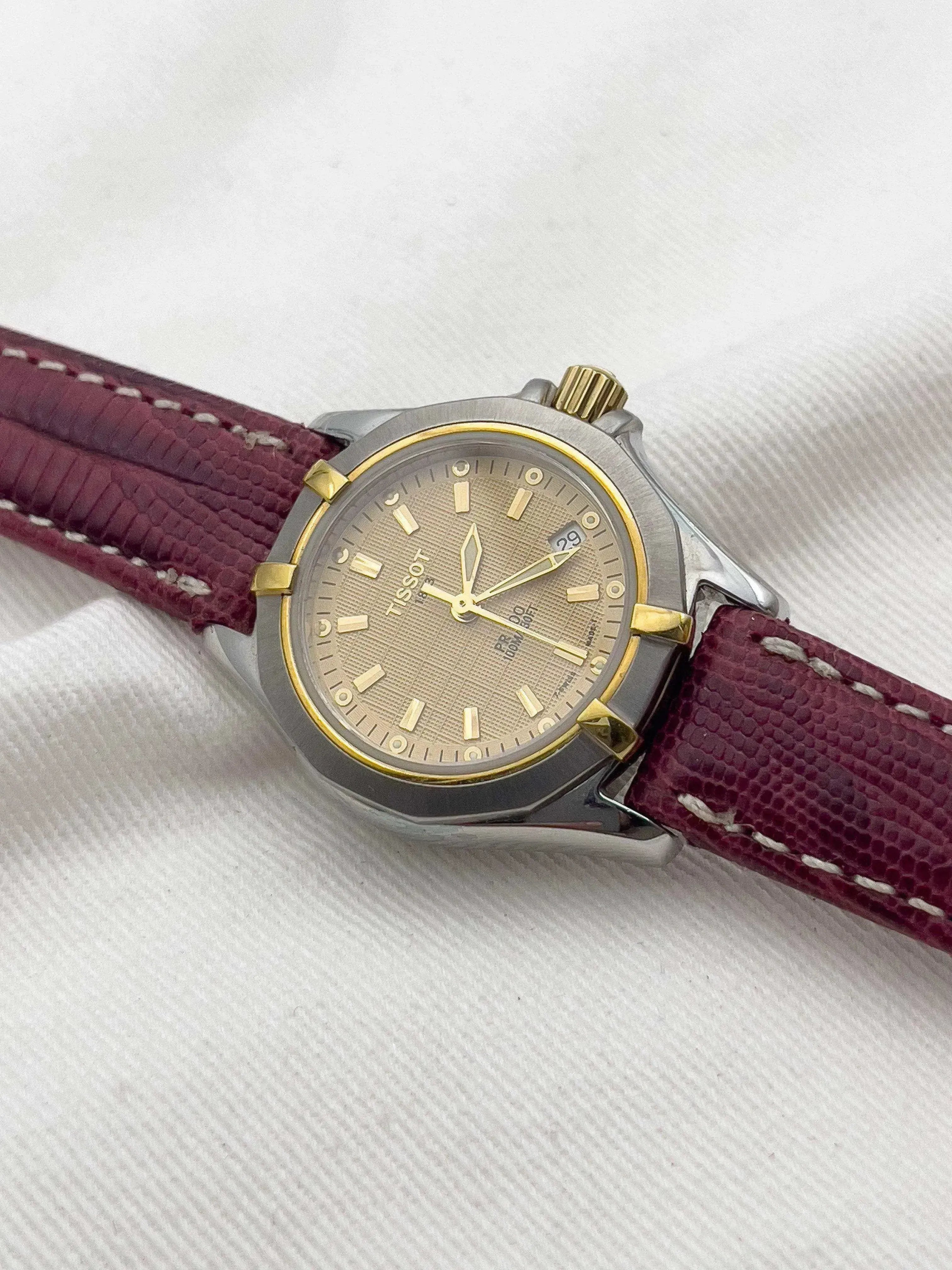 Tissot- Femme Or Mini PR100 - Boite & Papier - 2000s - Atelier Victor