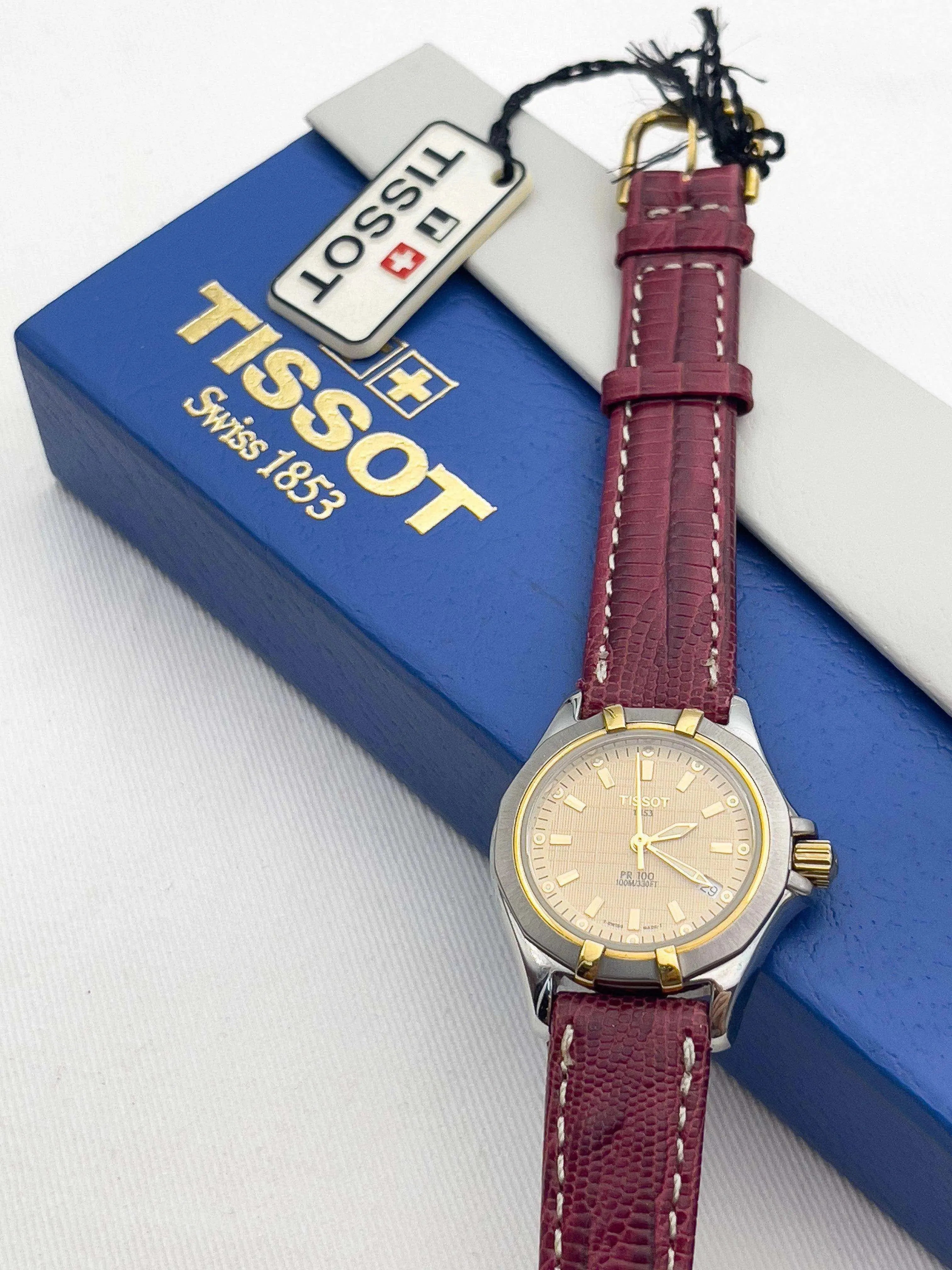 Tissot- Femme Or Mini PR100 - Boite & Papier - 2000s - Atelier Victor Paris - Vintage Watch Shop Dubai