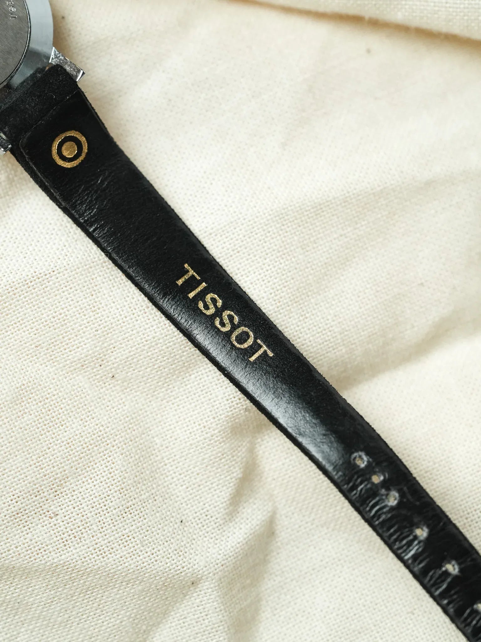 Tissot - Mini Dress Watch Acier Index Onyx - NOS - 1970s - Atelier Victor - Vintage  Shop