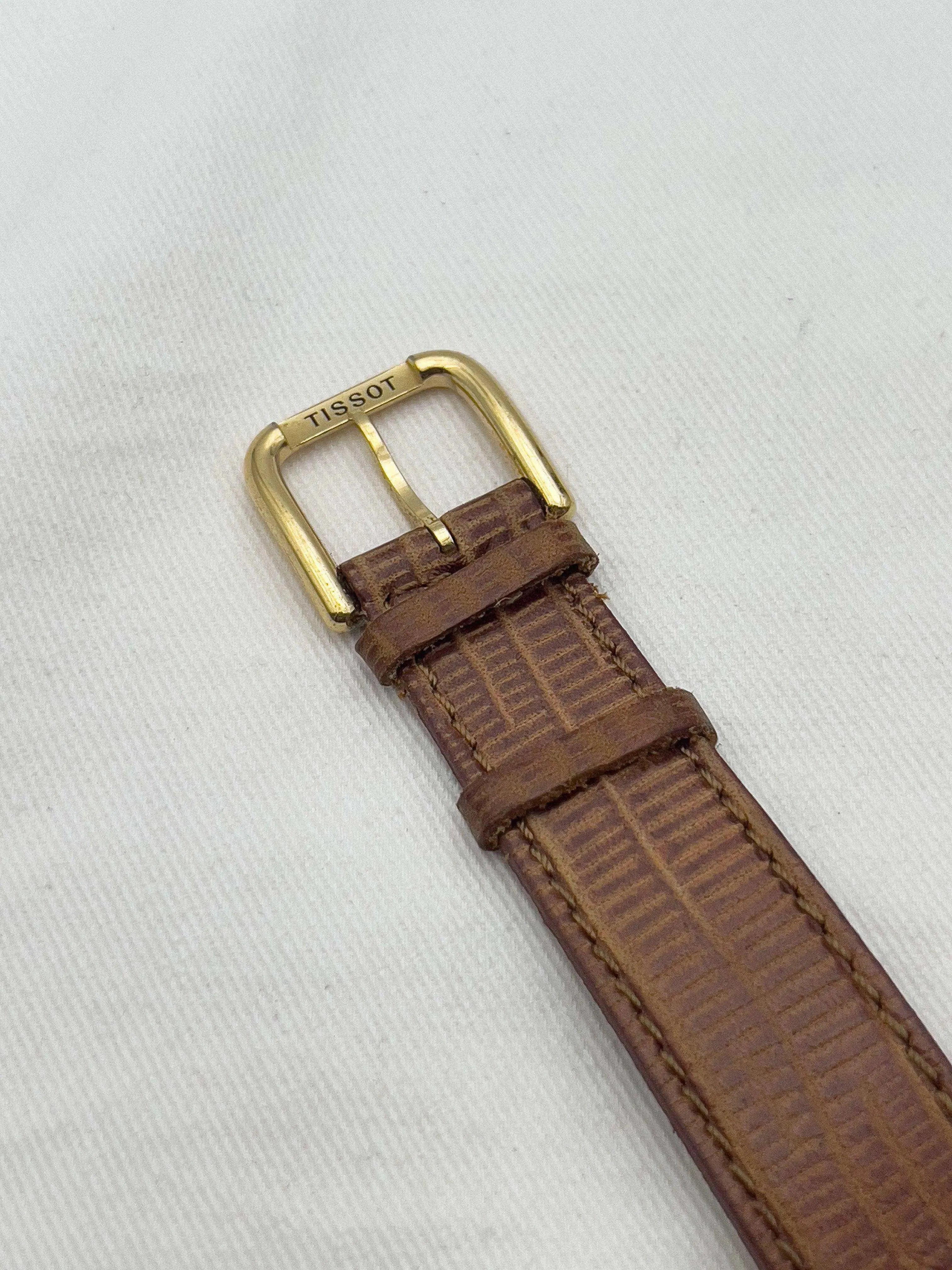 Tissot - Plaqué or bleu - 1990s - Atelier Victor Paris - Vintage Watch Shop Dubai