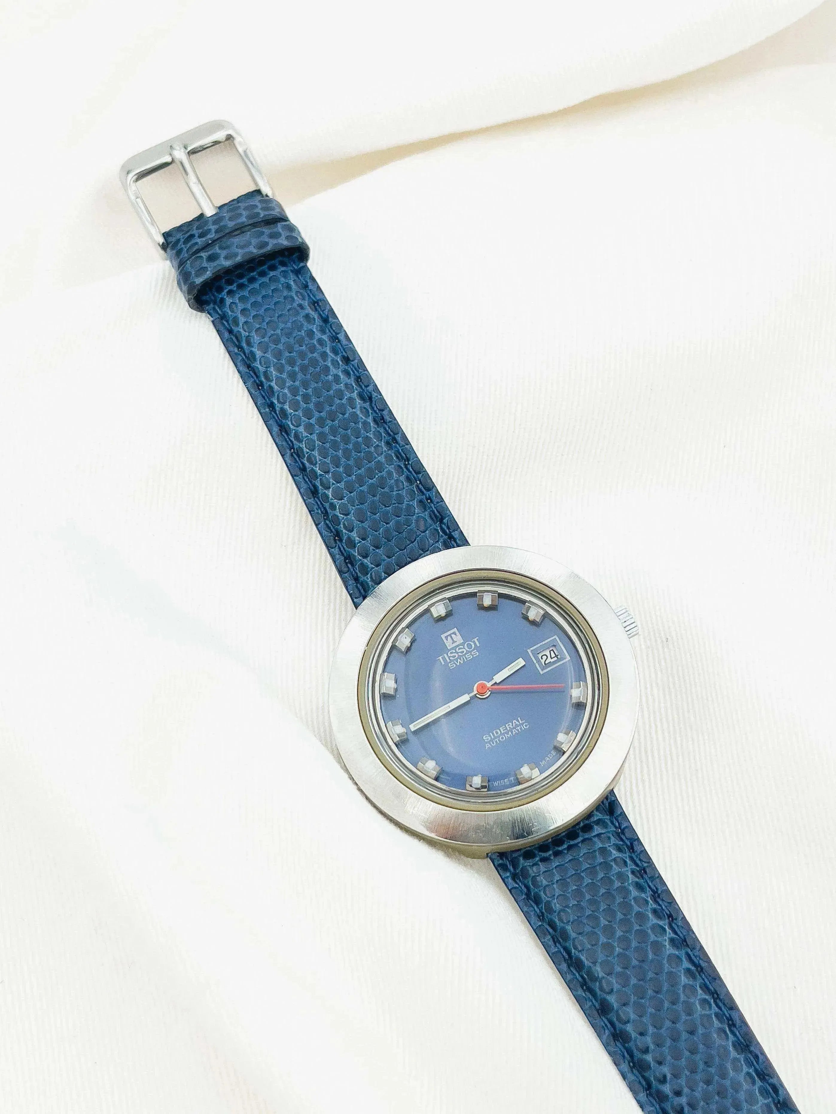 Tissot - Sideral Fiberglass Bleu - 1970s - Atelier Victor Paris - Vintage Watch Shop Dubai