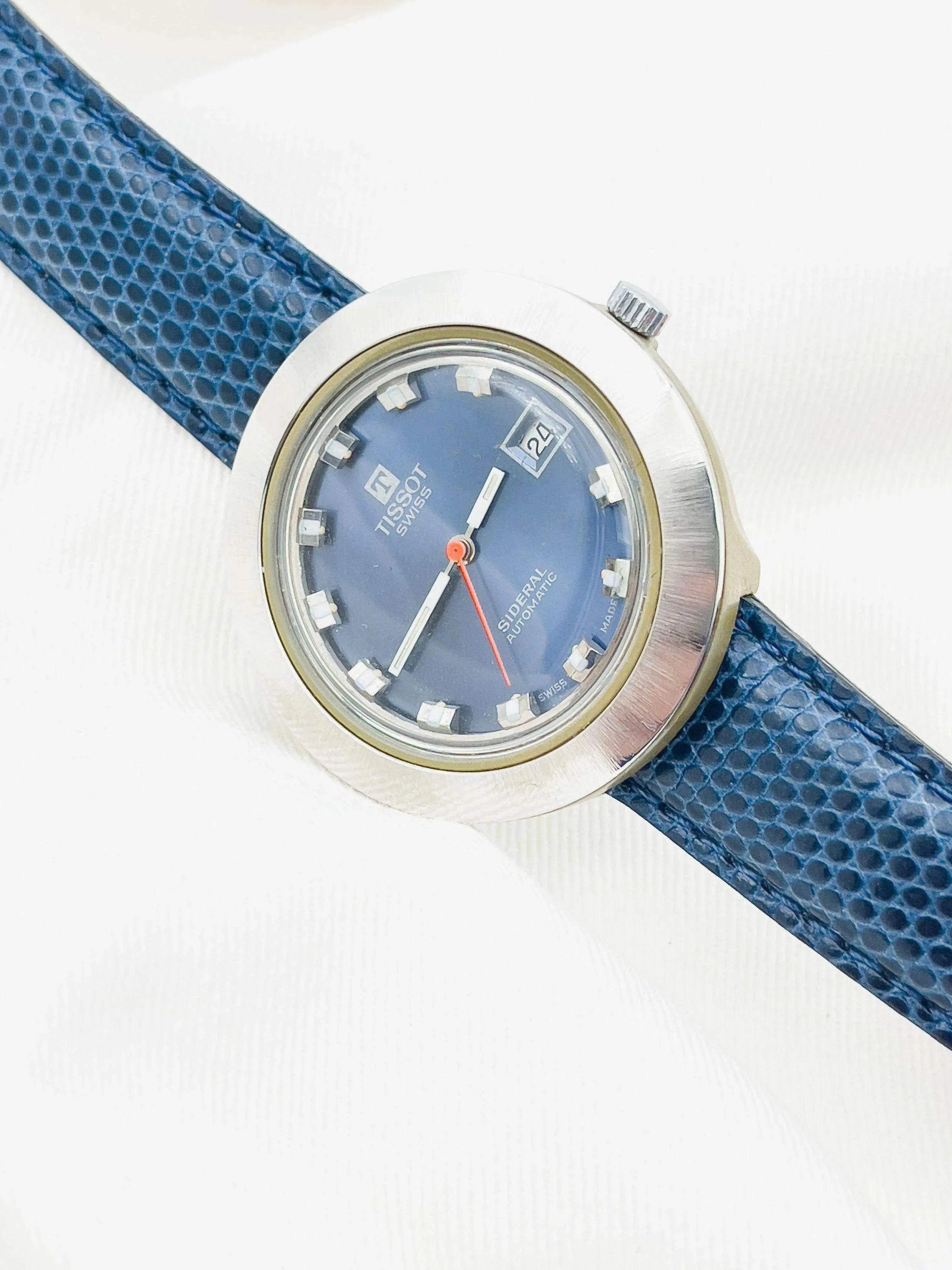 Tissot - Sideral Fiberglass Bleu - 1970s - Atelier Victor Paris - Vintage Watch Shop Dubai